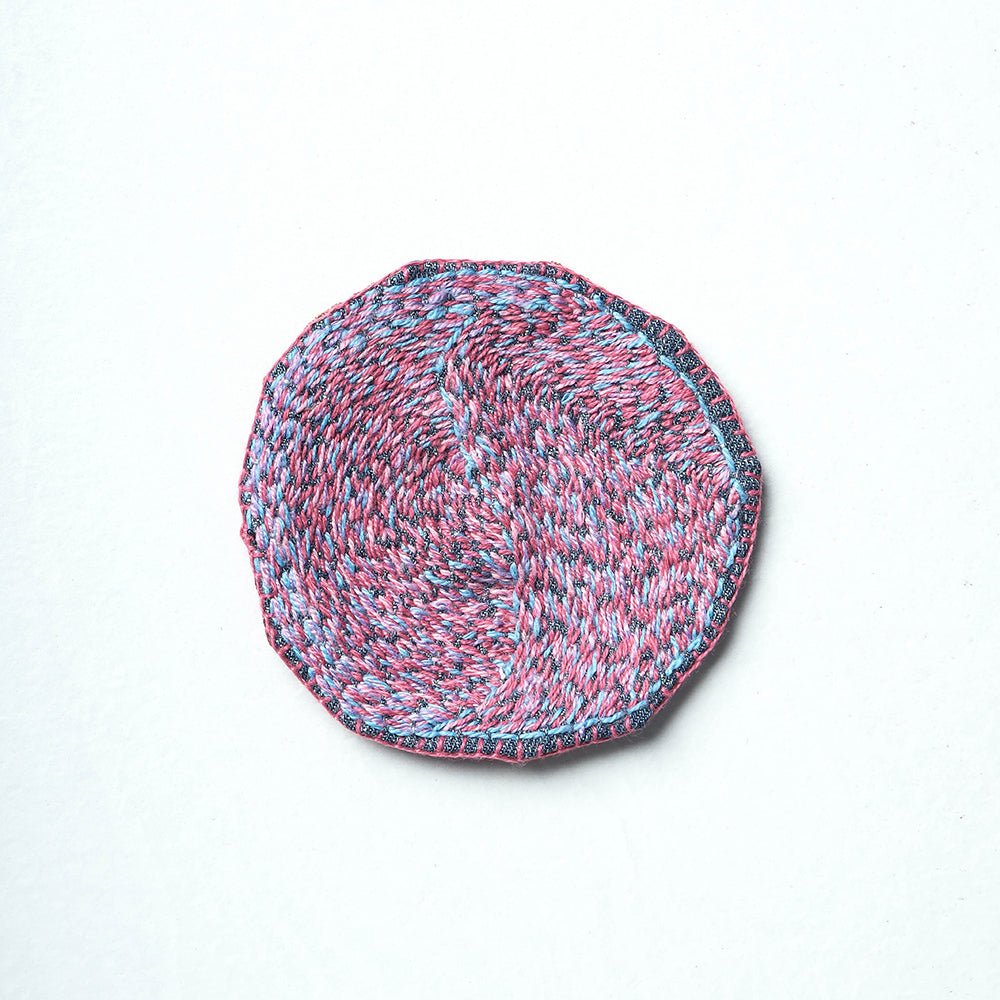 Chandi Mati Tagai Work Cotton Coaster