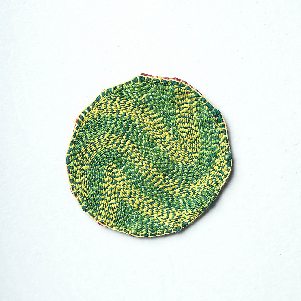 Chandi Mati Tagai Work Cotton Coaster