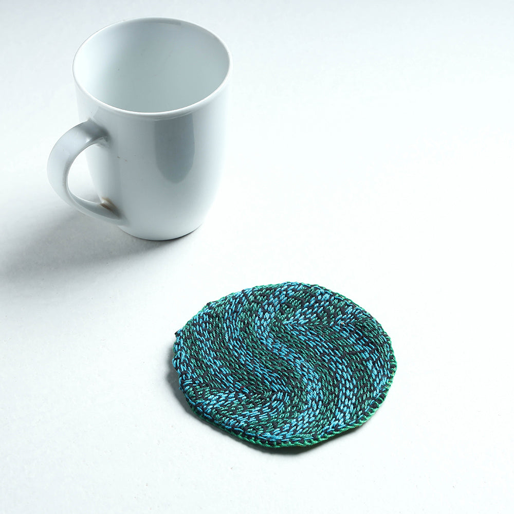 Chandi Mati Tagai Work Cotton Coaster