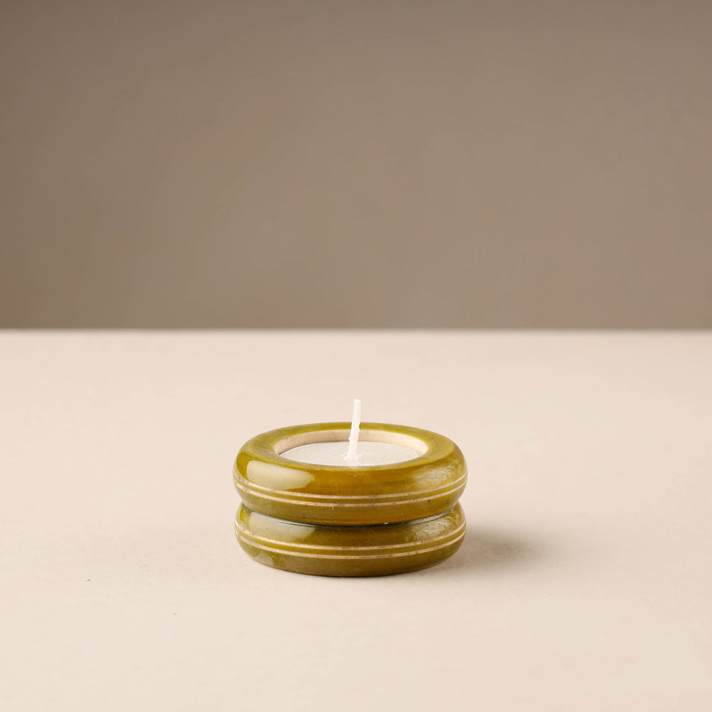 Channapatna Handmade Wooden Candle Stand Online in India