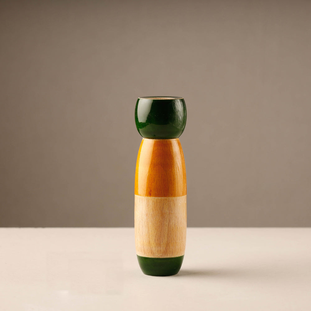 Traditional Channapatna Handmade Wooden Test Tube Vase Online in India