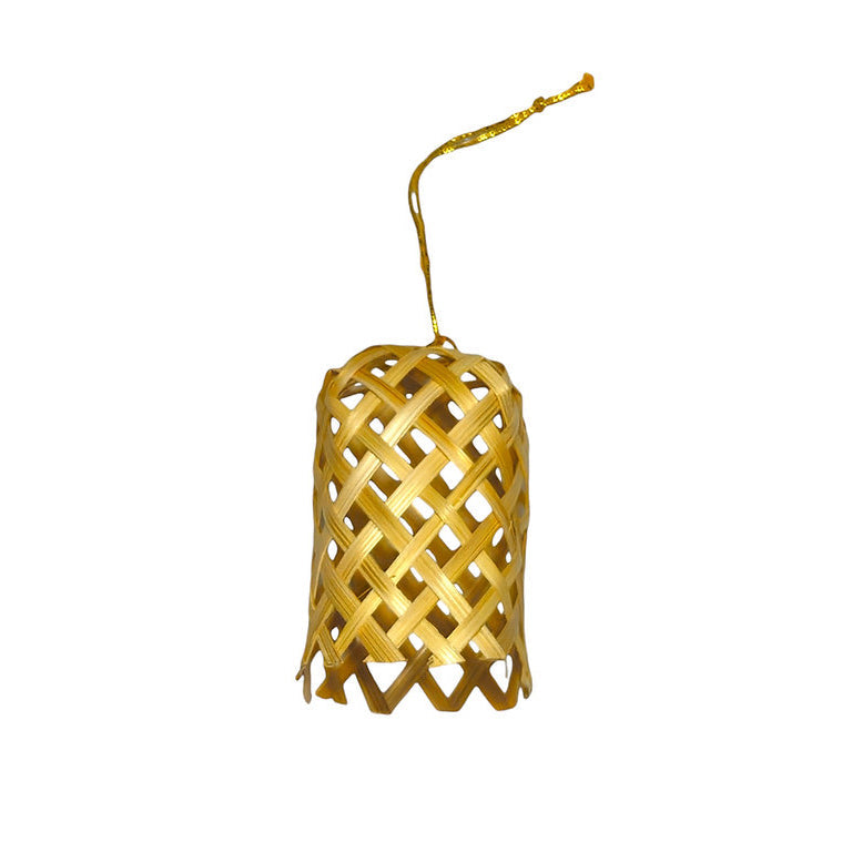 Christmas decor bamboo vine hanging (set of 5) - handcrafted