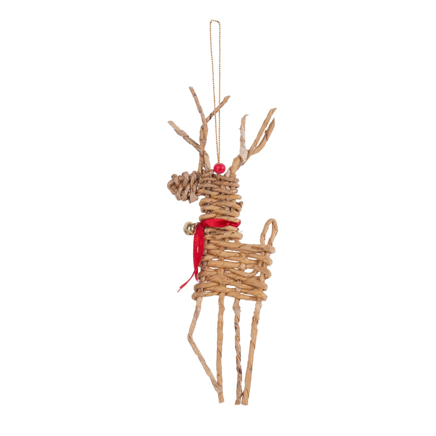 Christmas decor banana rope reindeer woven hanging (set
