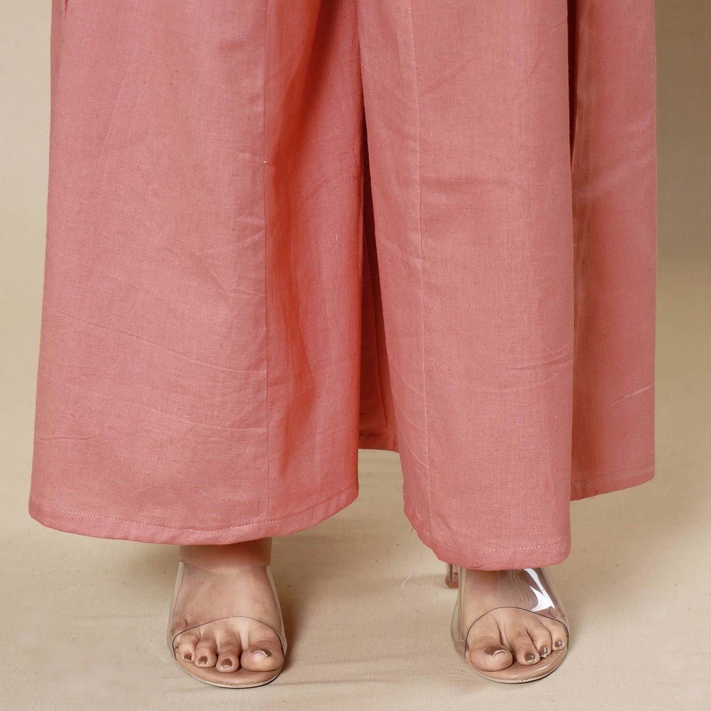 Buy Plain Dyed Cotton Flared Palazzo Online at iTokri.com