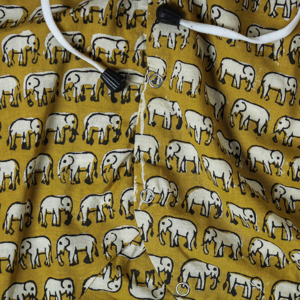 Cotton Handmade Baby Full Sleeves Long Romper/Sleepsuit