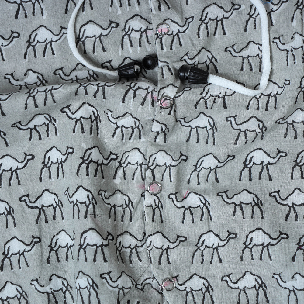 Cotton Handmade Baby Full Sleeves Long Romper/Sleepsuit