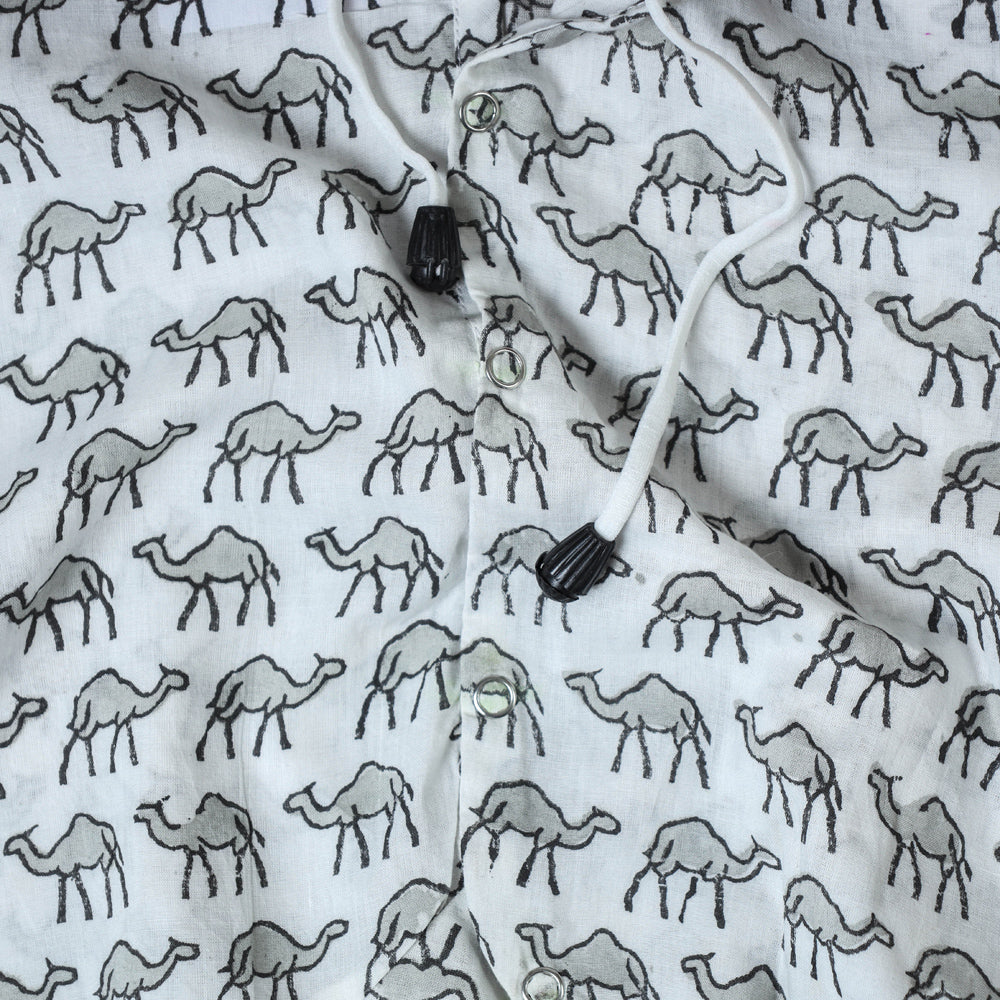 Cotton Handmade Baby Full Sleeves Long Romper/Sleepsuit