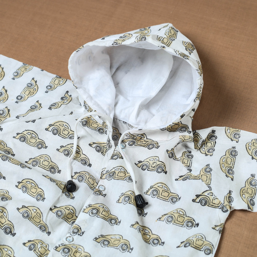Cotton Handmade Baby Full Sleeves Long Romper/Sleepsuit