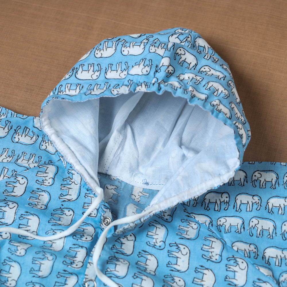Cotton Handmade Baby Full Sleeves Long Romper/Sleepsuit