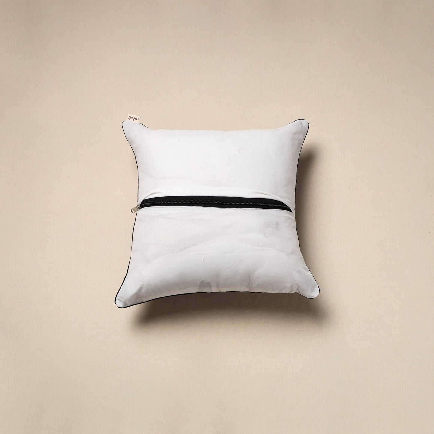 Cotton sanganeri cushion cover 114 - handcrafted