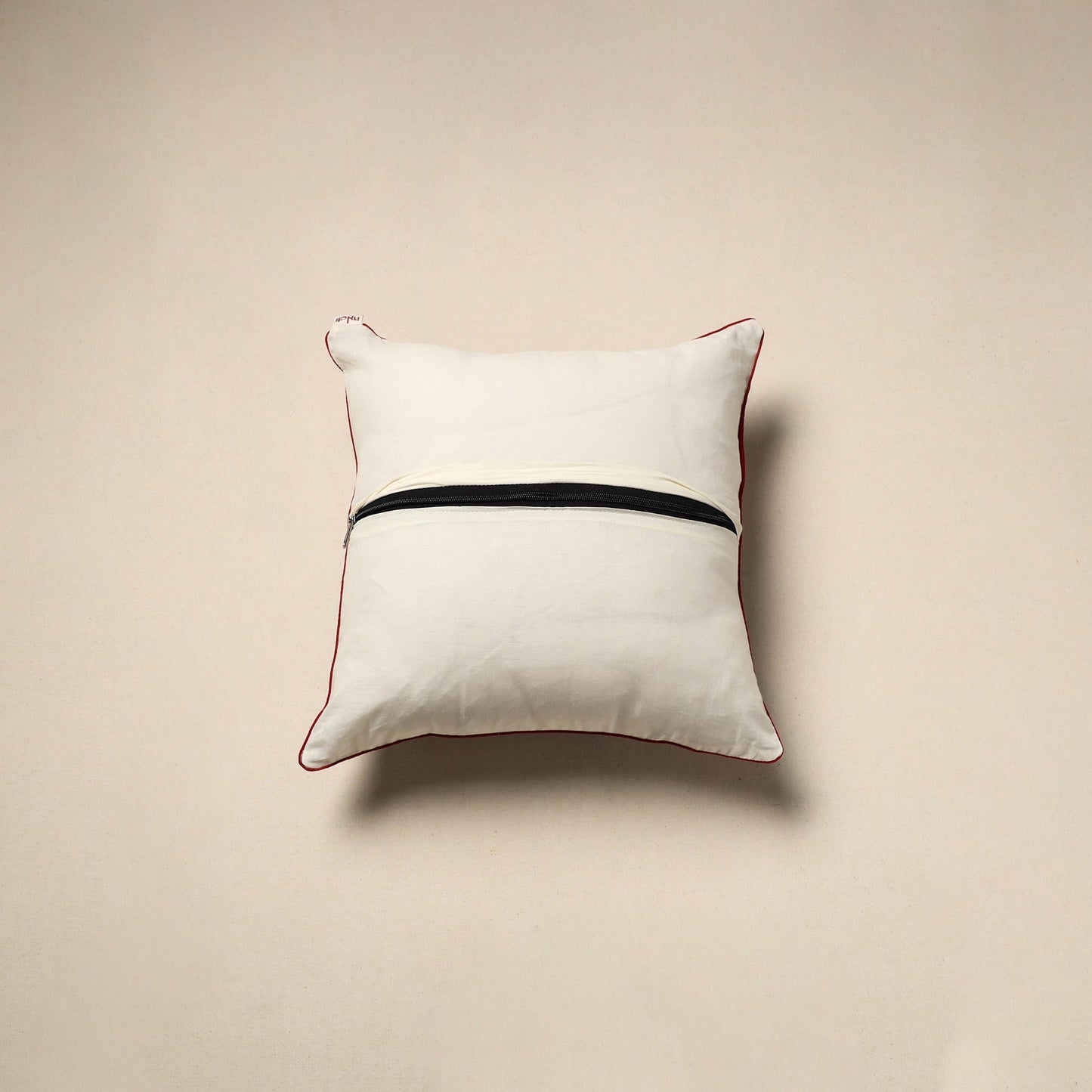 Cotton sanganeri cushion cover 115 - handcrafted