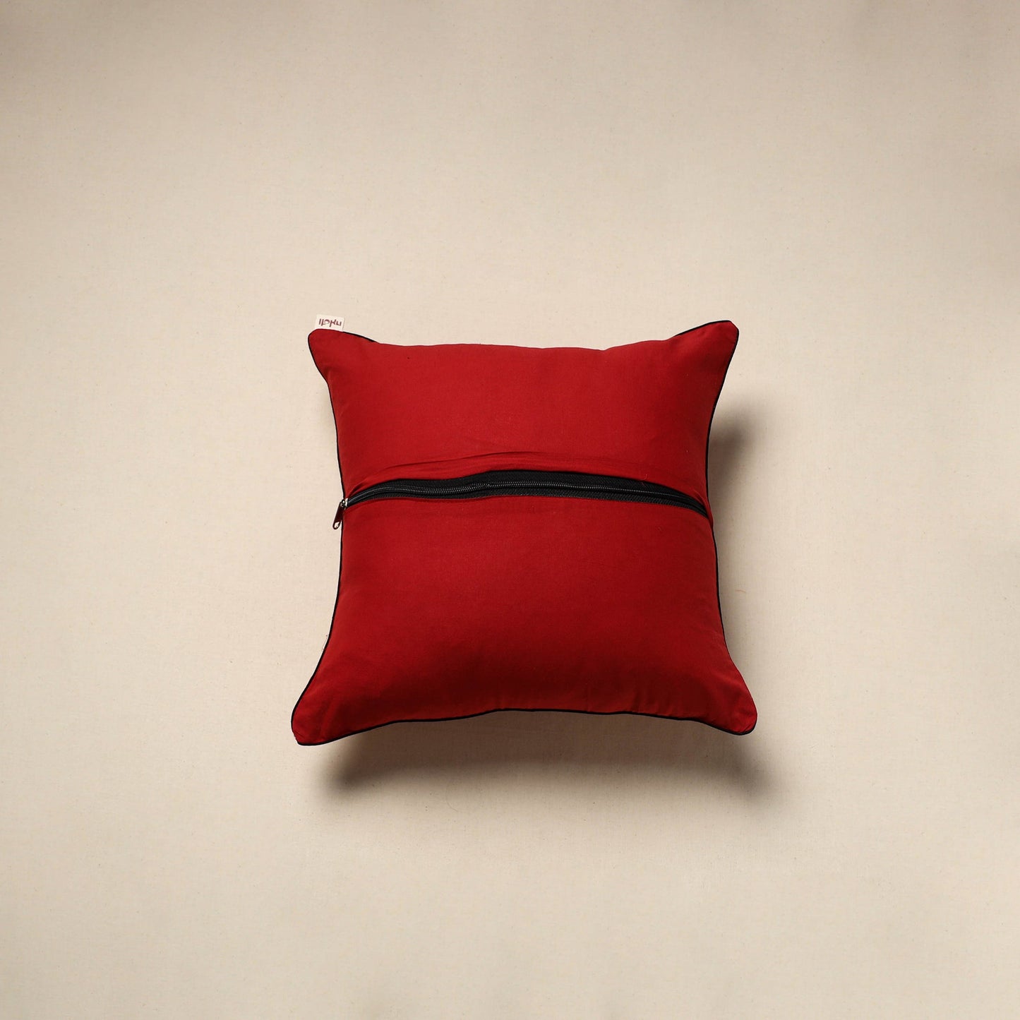 Cotton sanganeri cushion cover 131 - handcrafted