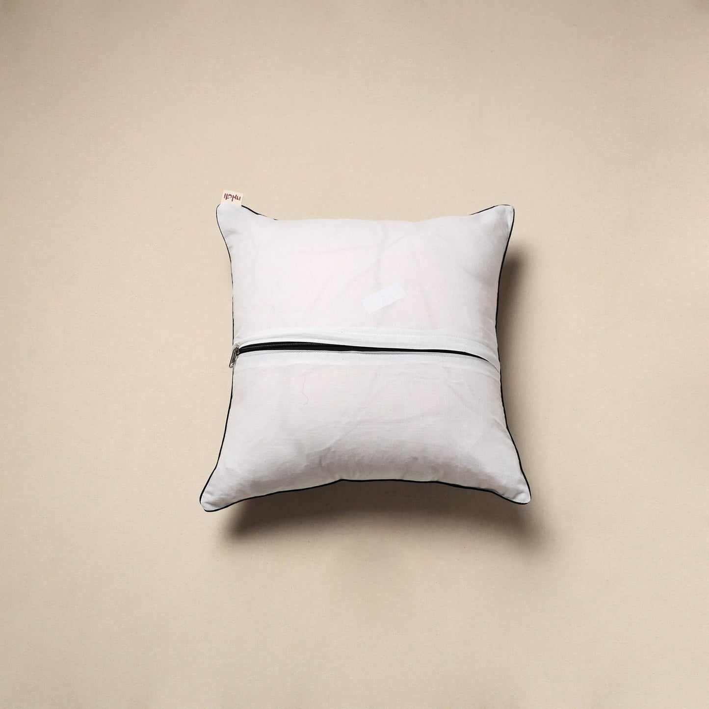 Cotton sanganeri cushion cover 137 - handcrafted
