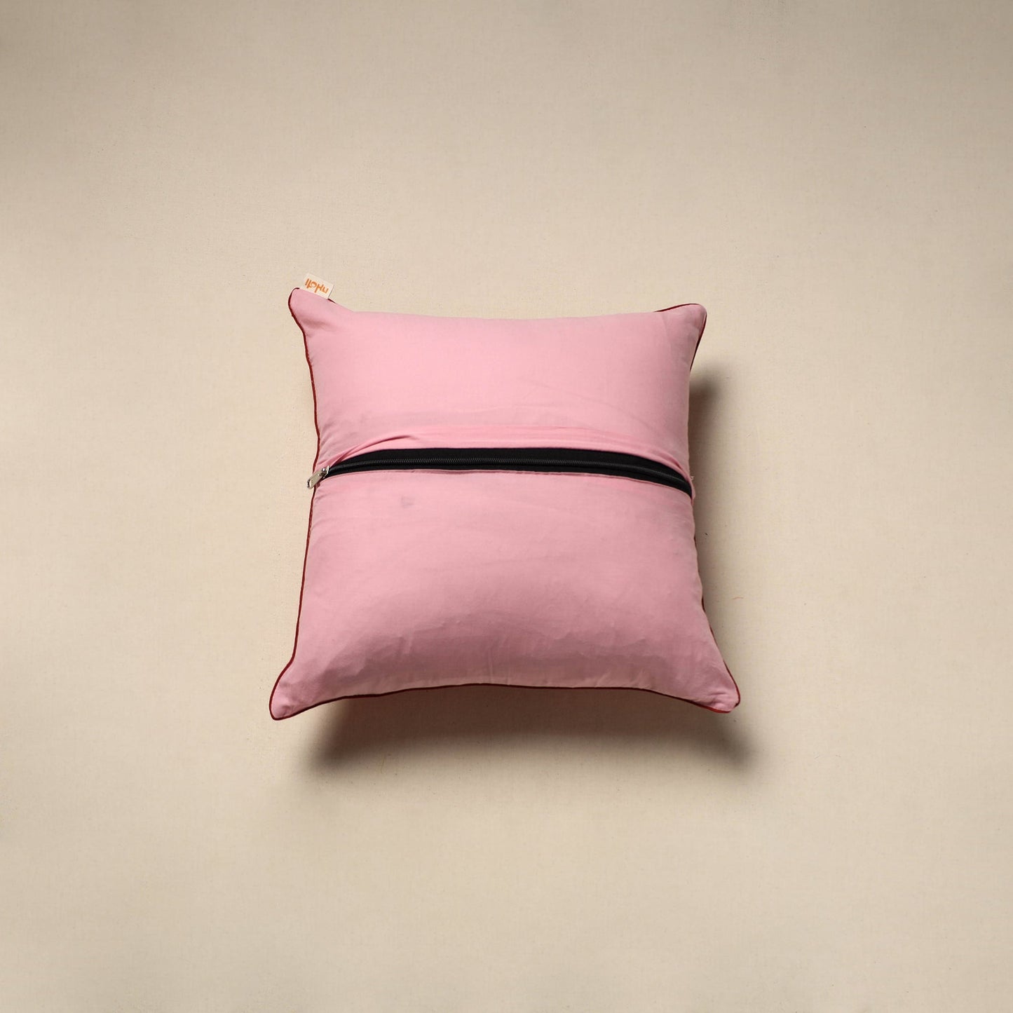 Cotton sanganeri cushion cover 140 - handcrafted