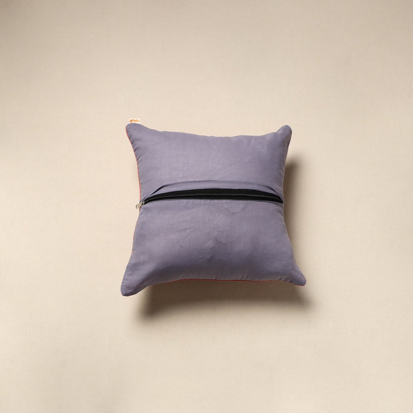 Cotton sanganeri cushion cover 145 - handcrafted