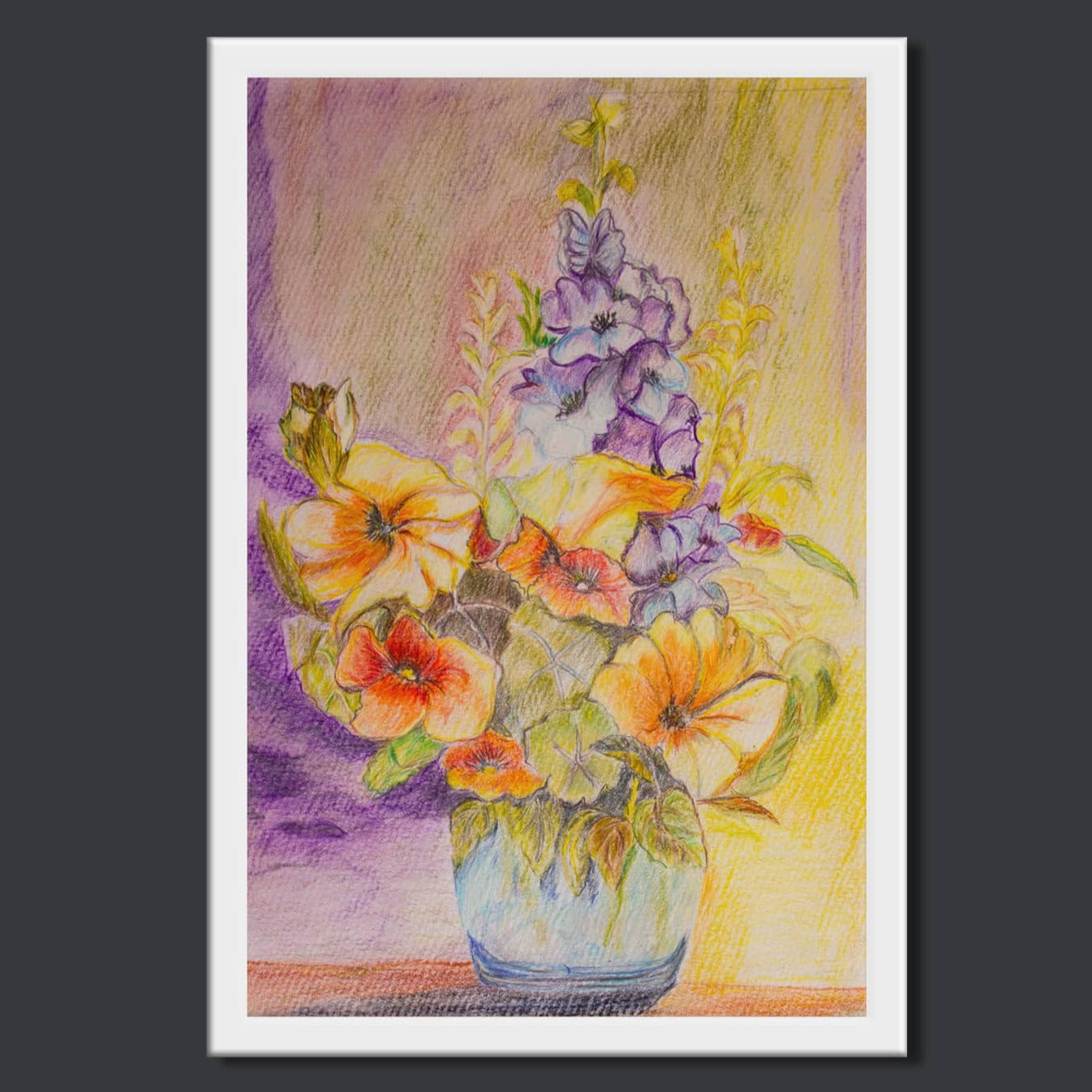 Handpainted Art Work On Canvas by Meenakshi Ratnakar