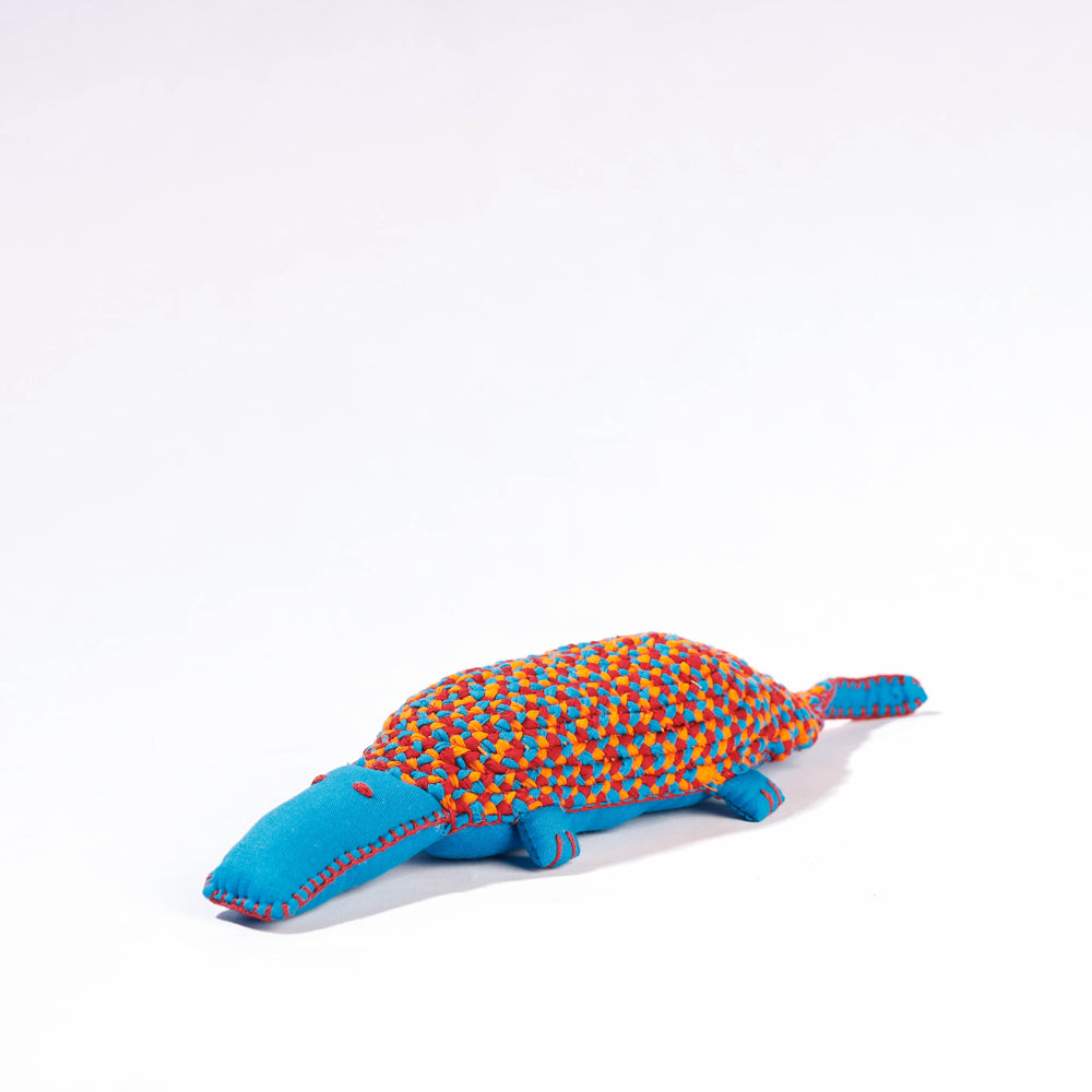 Crocodile - Handmade Stuffed Toy by Dastkar Ranthambhore