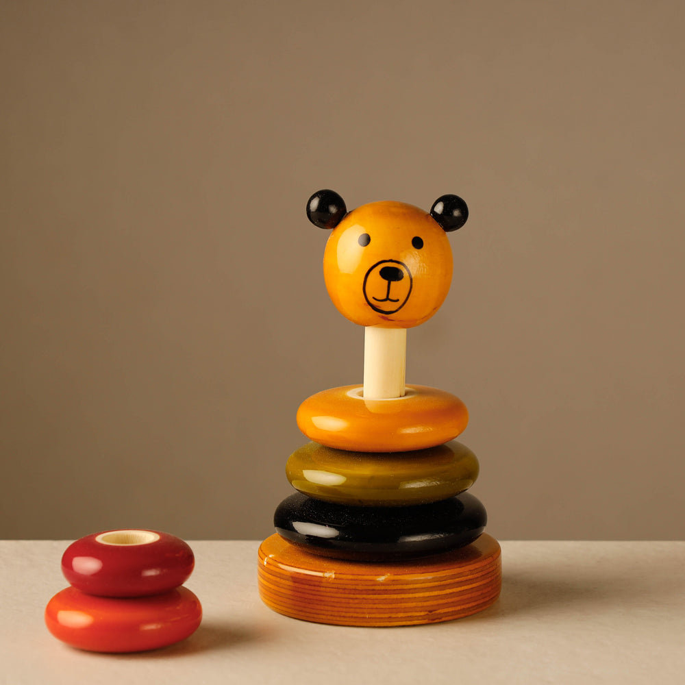Cubby Stacker - Traditional Channapatna Handmade Wooden Toy Online in India