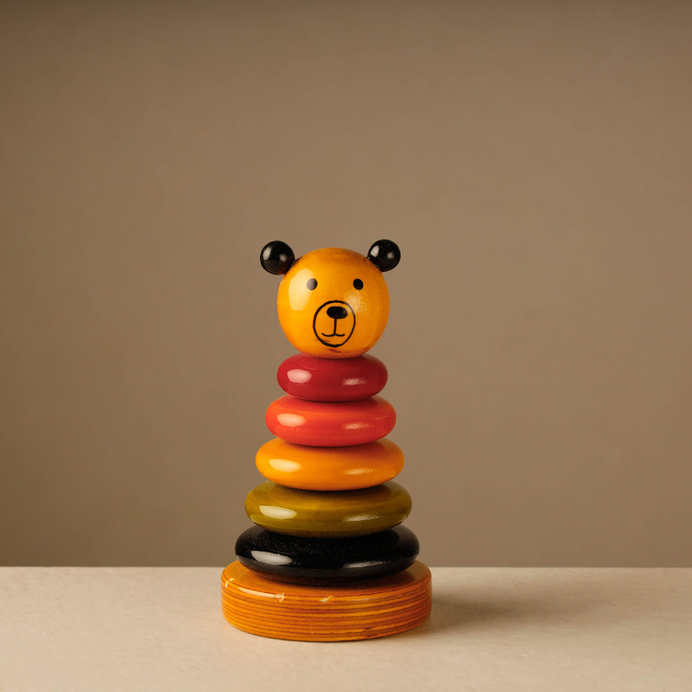 Cubby Stacker - Traditional Channapatna Handmade Wooden Toy Online in India