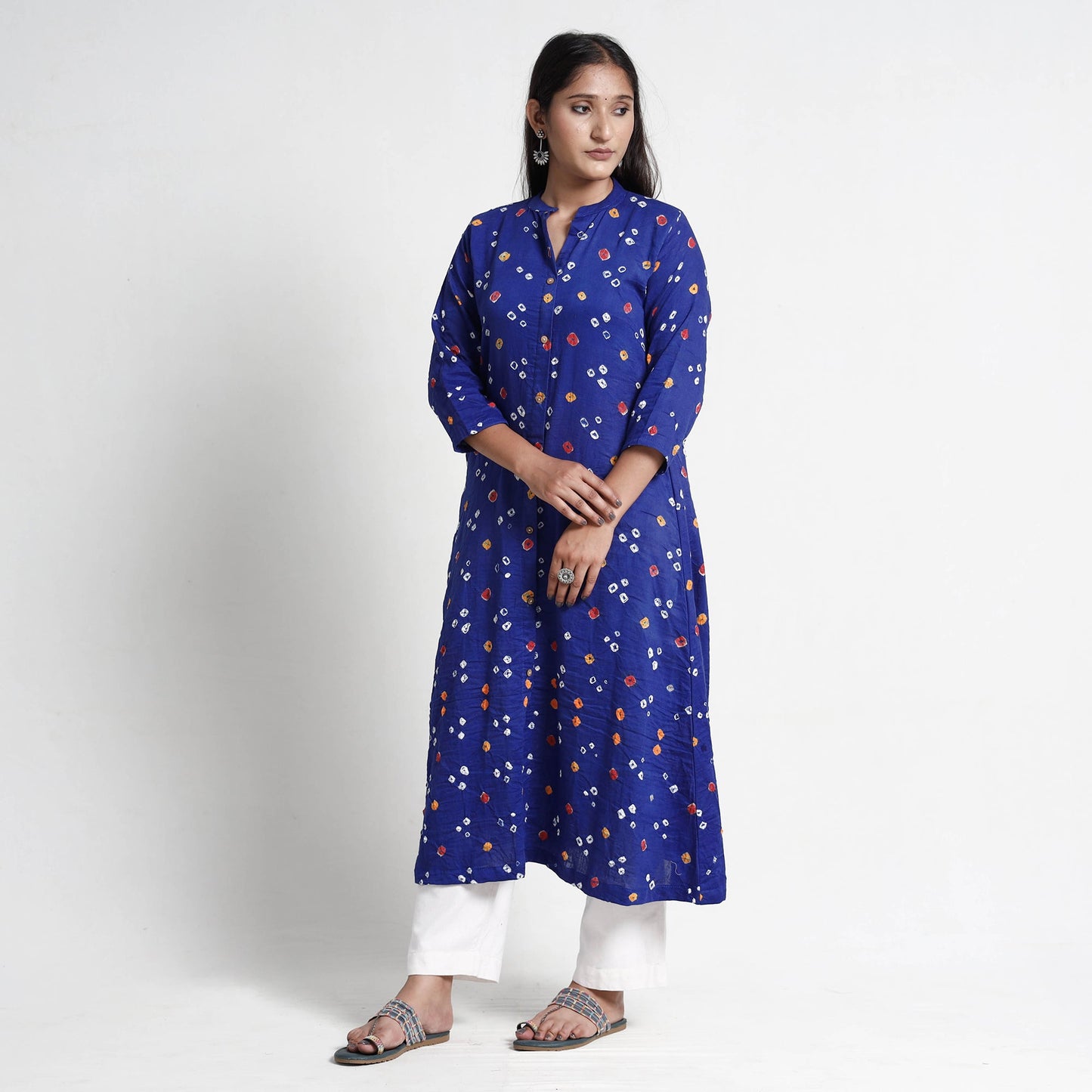 bandhani kurta