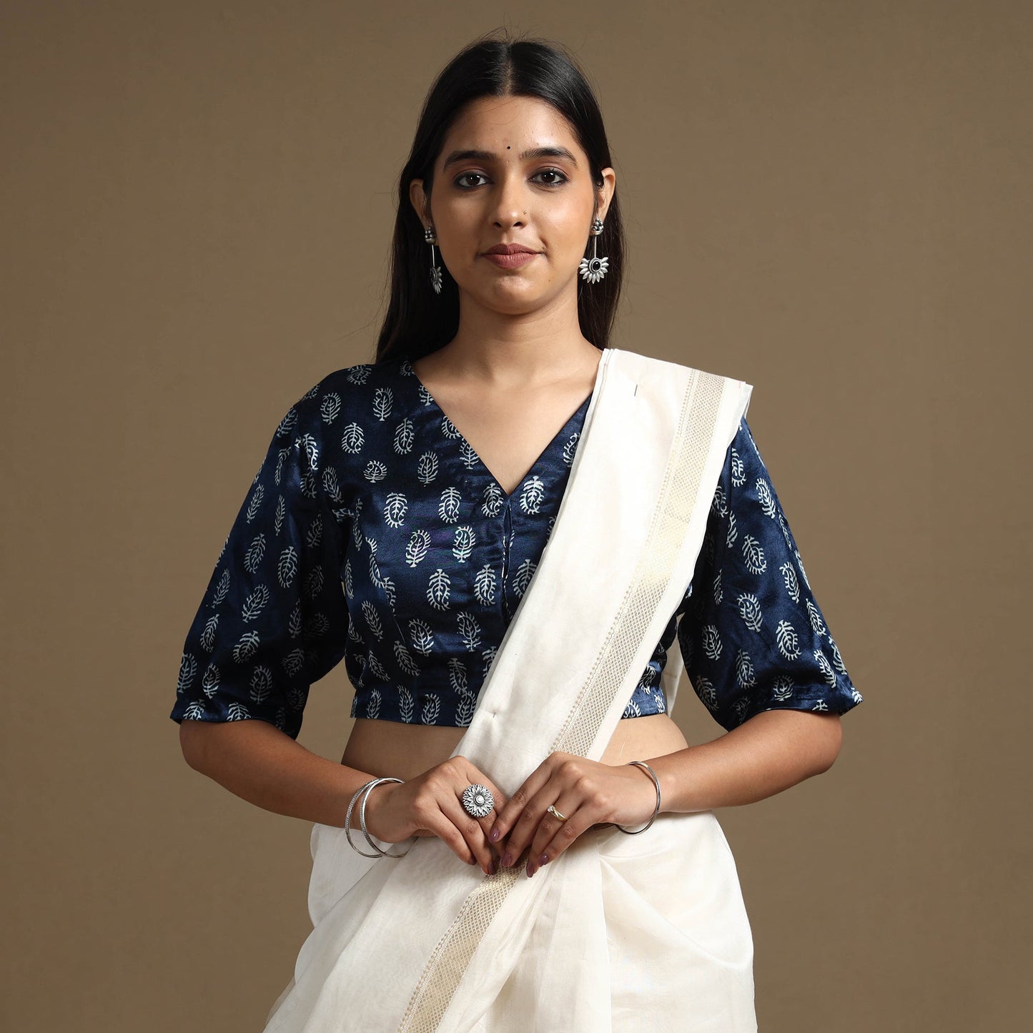 Block Print Stitched Blouse