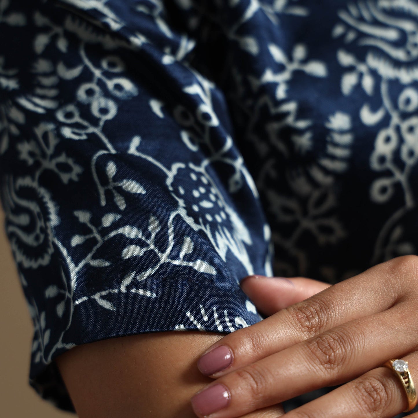 Block Print Stitched Blouse