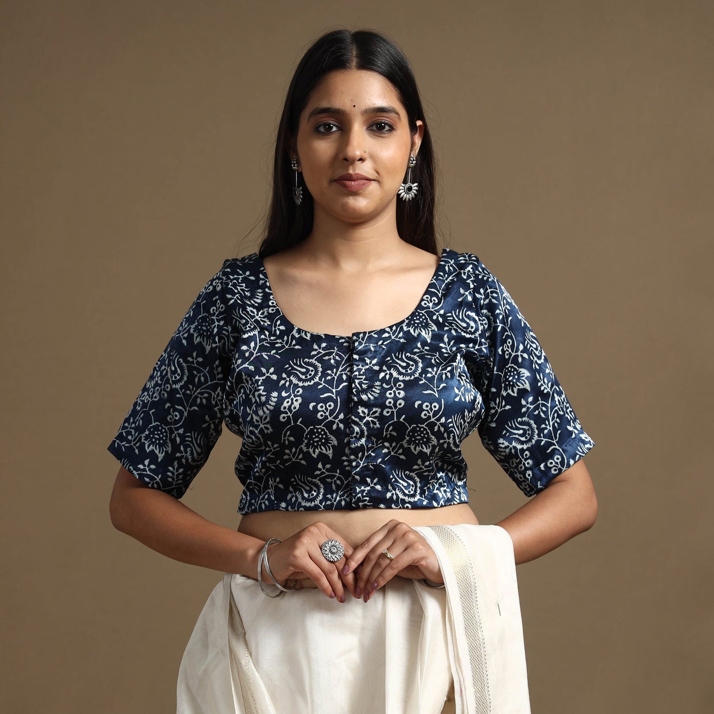 Block Print Stitched Blouse