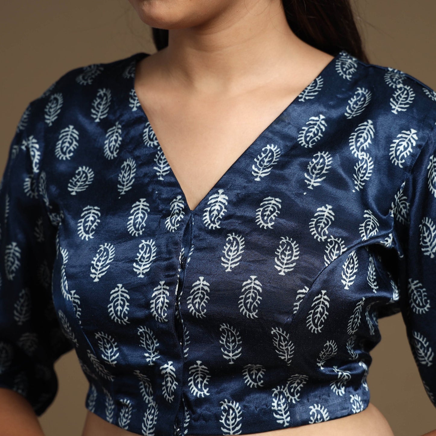 Block Print Stitched Blouse