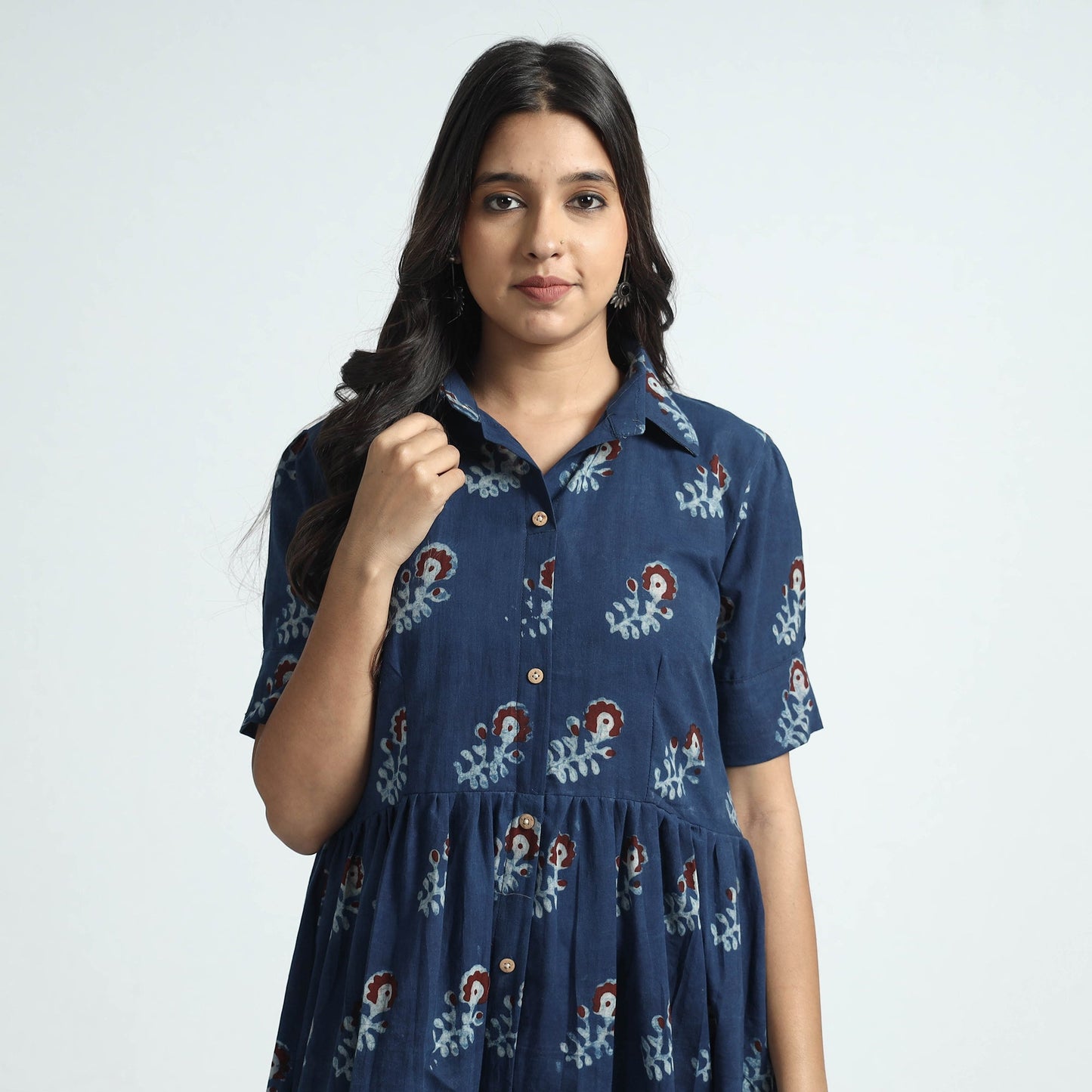 Nandana Hand Block Printed Cotton Dress