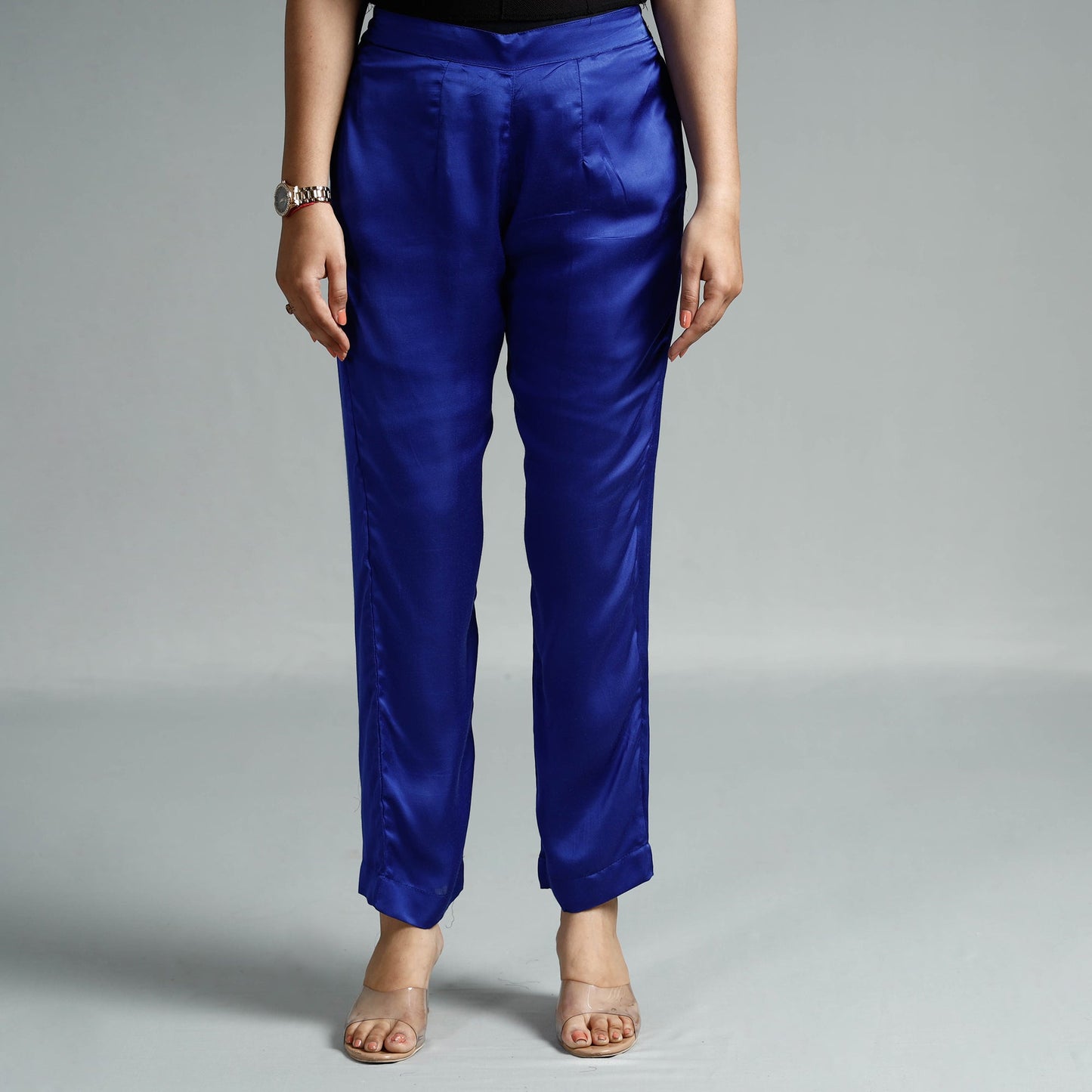 Plain Modal Silk Elasticated Pant