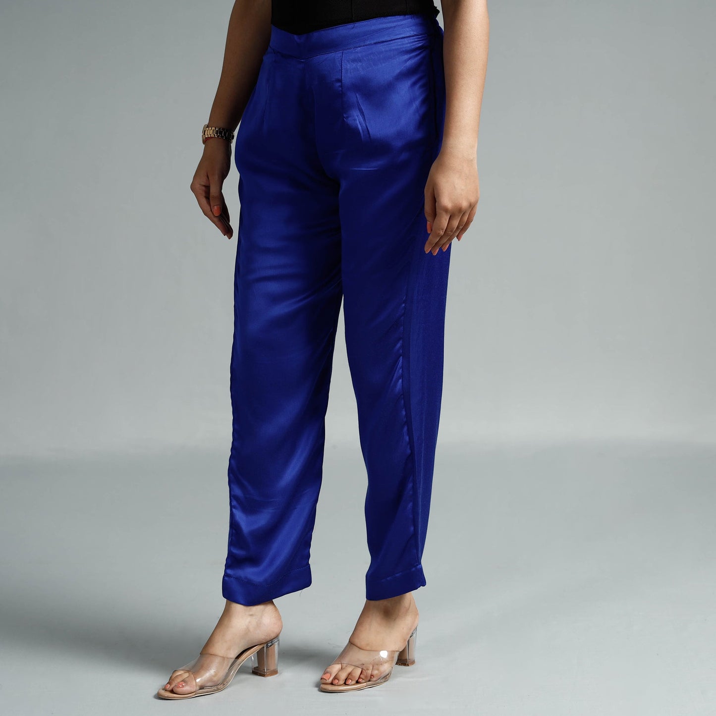 Plain Modal Silk Elasticated Pant