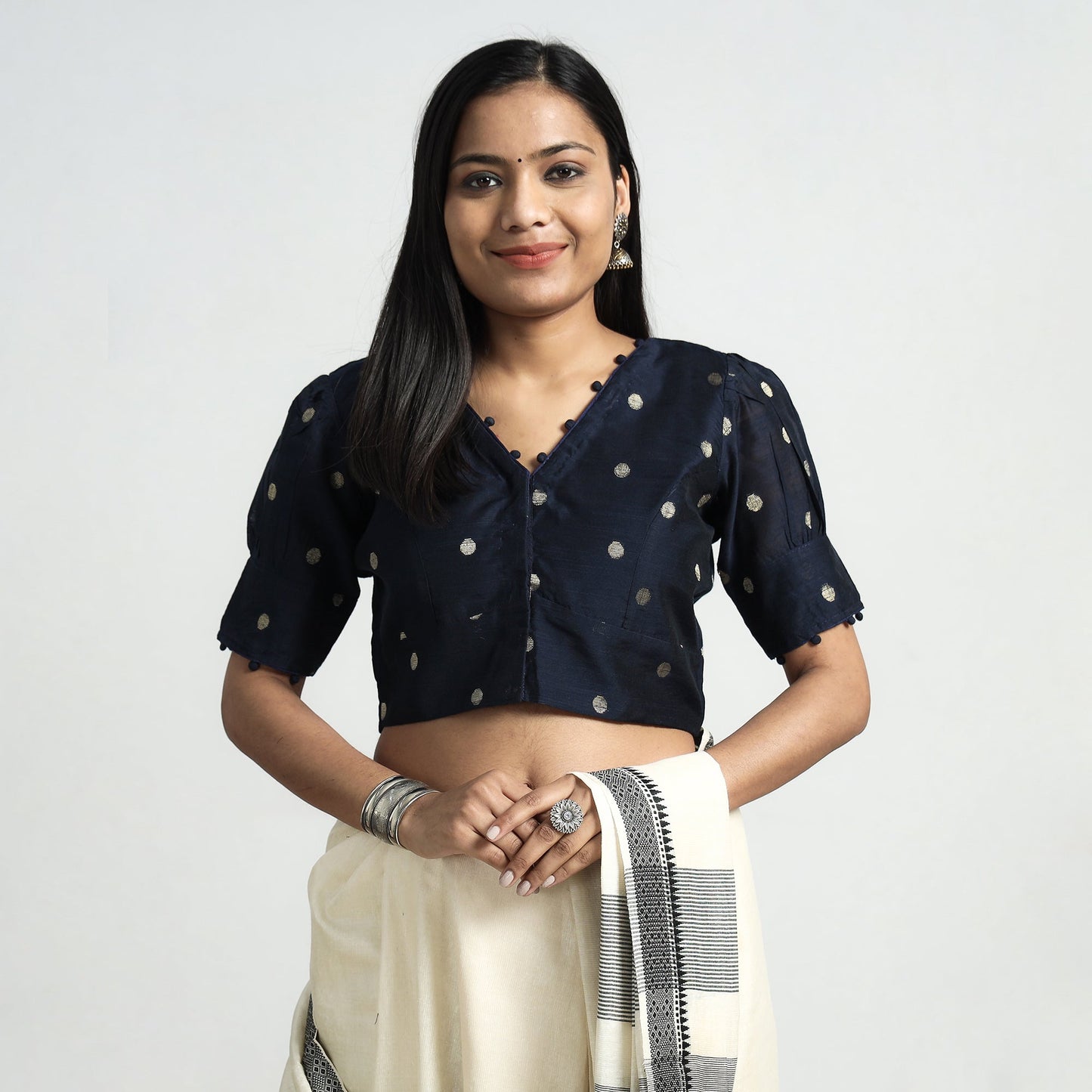 Silk Stitched Blouse