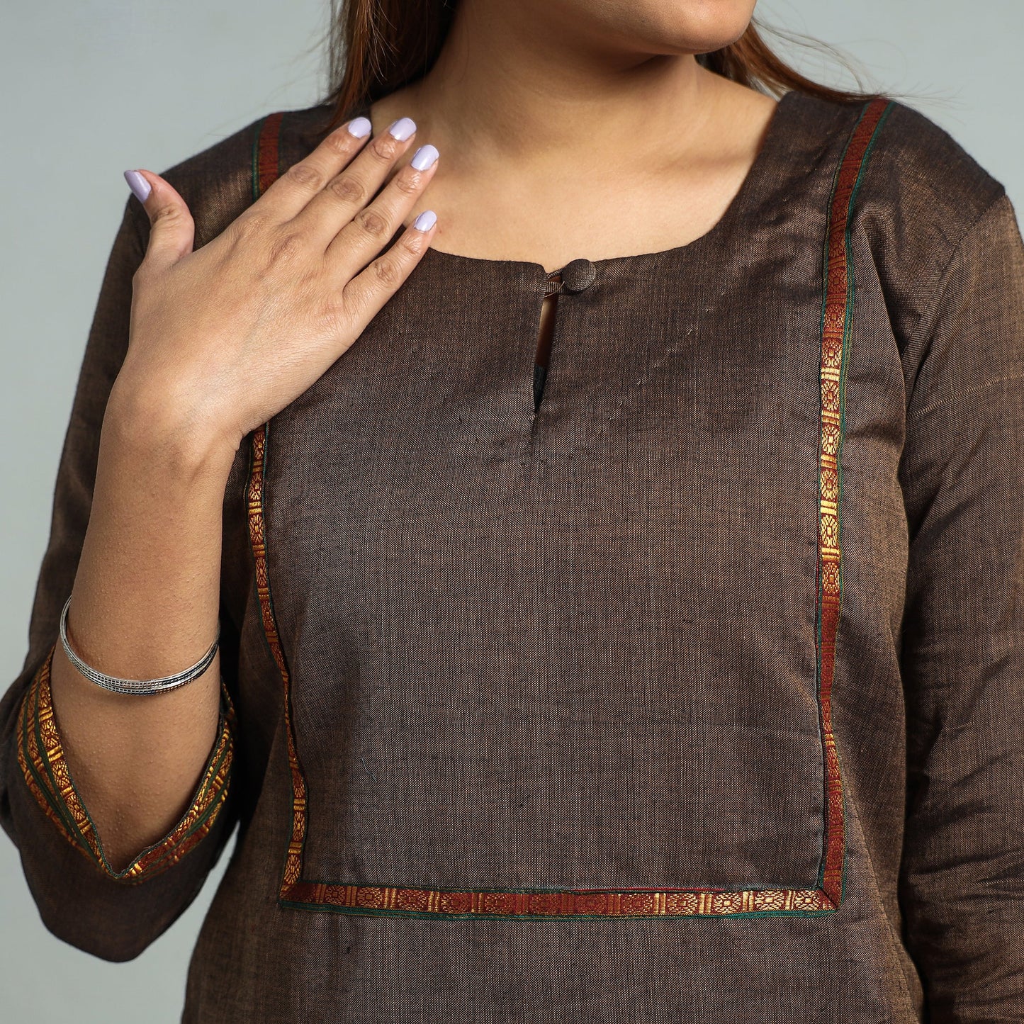Buy Dharwad Cotton Kurta with Palazzo & Dupatta Set Online at iTokri.com