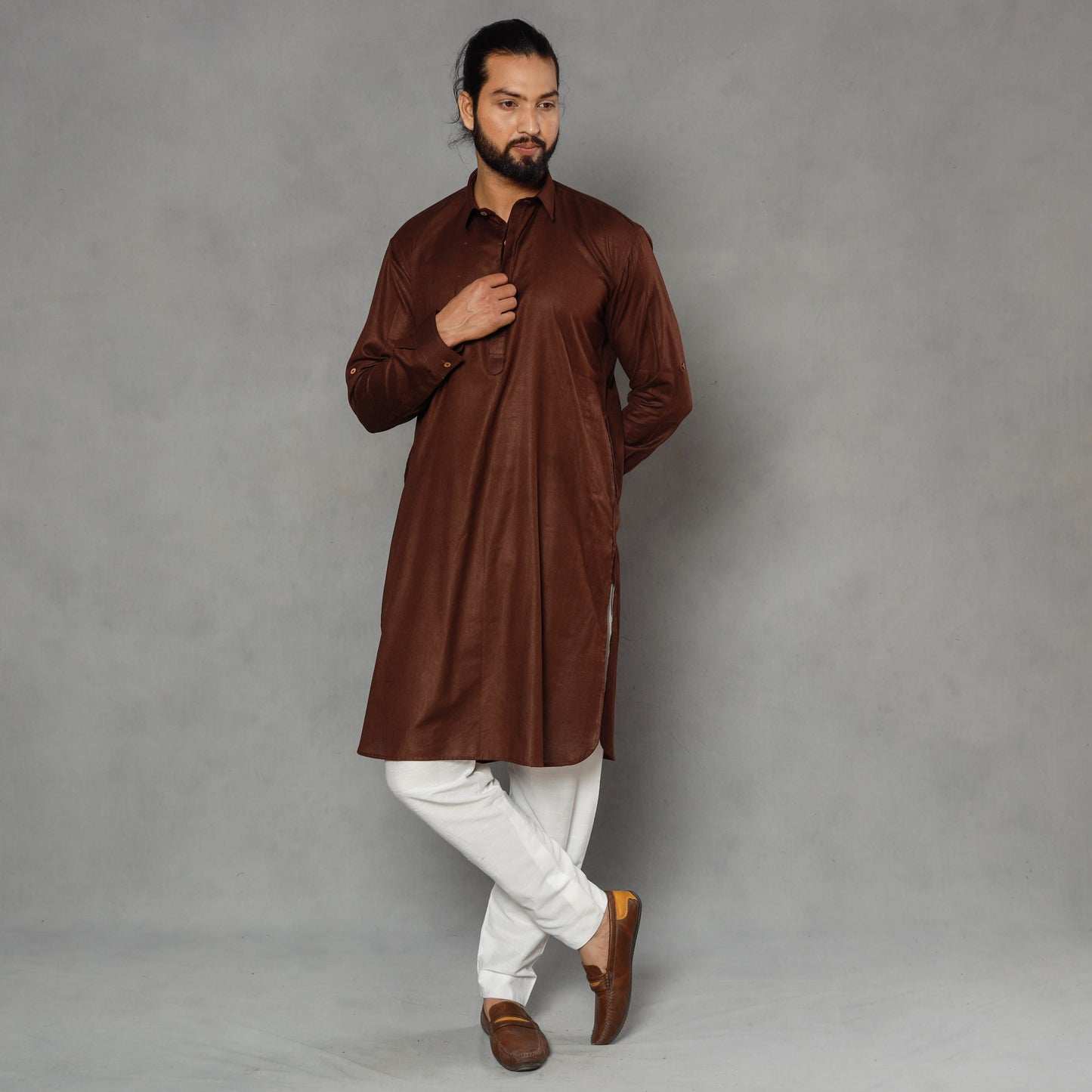 Long Pathani Men Kurta