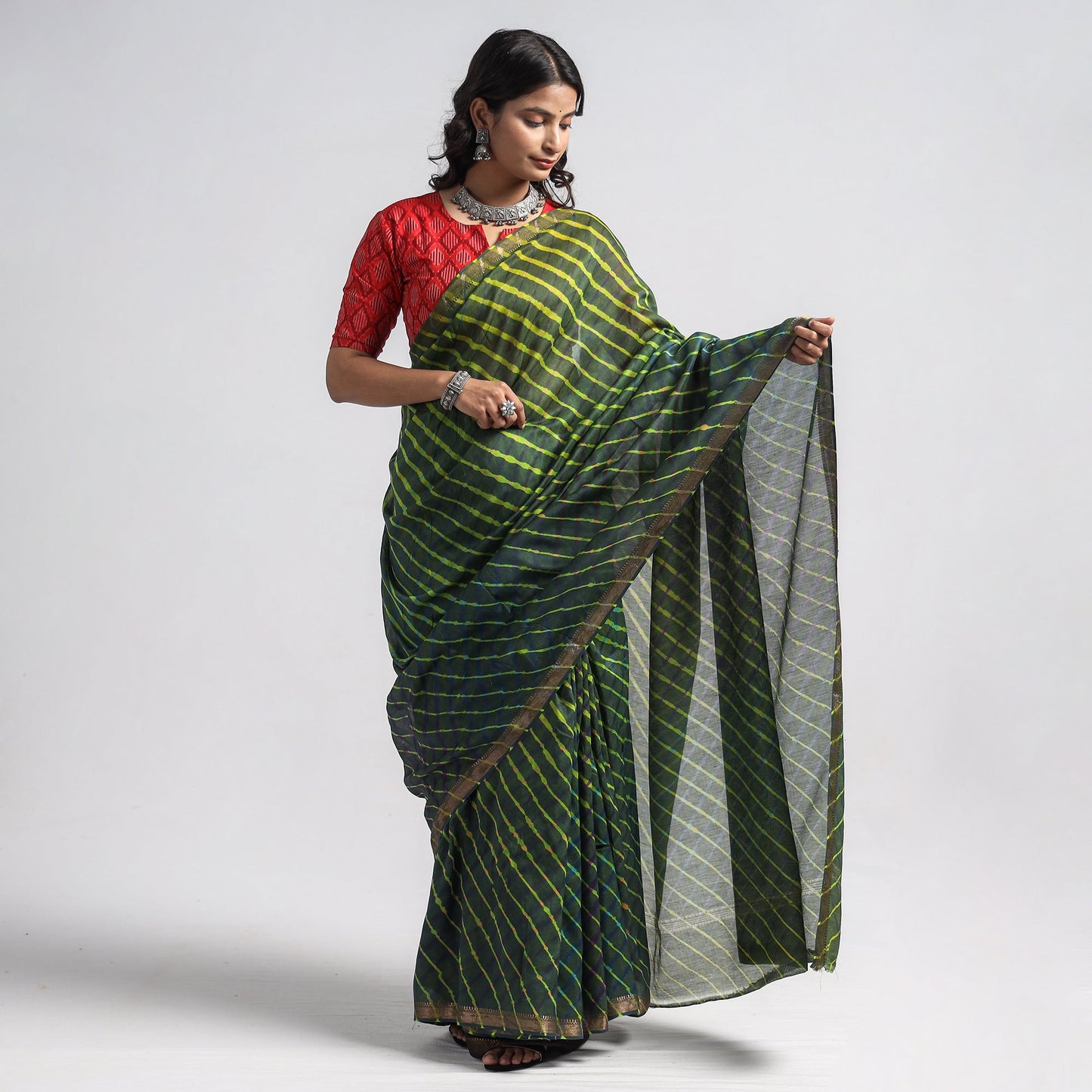 Leheriya Saree
