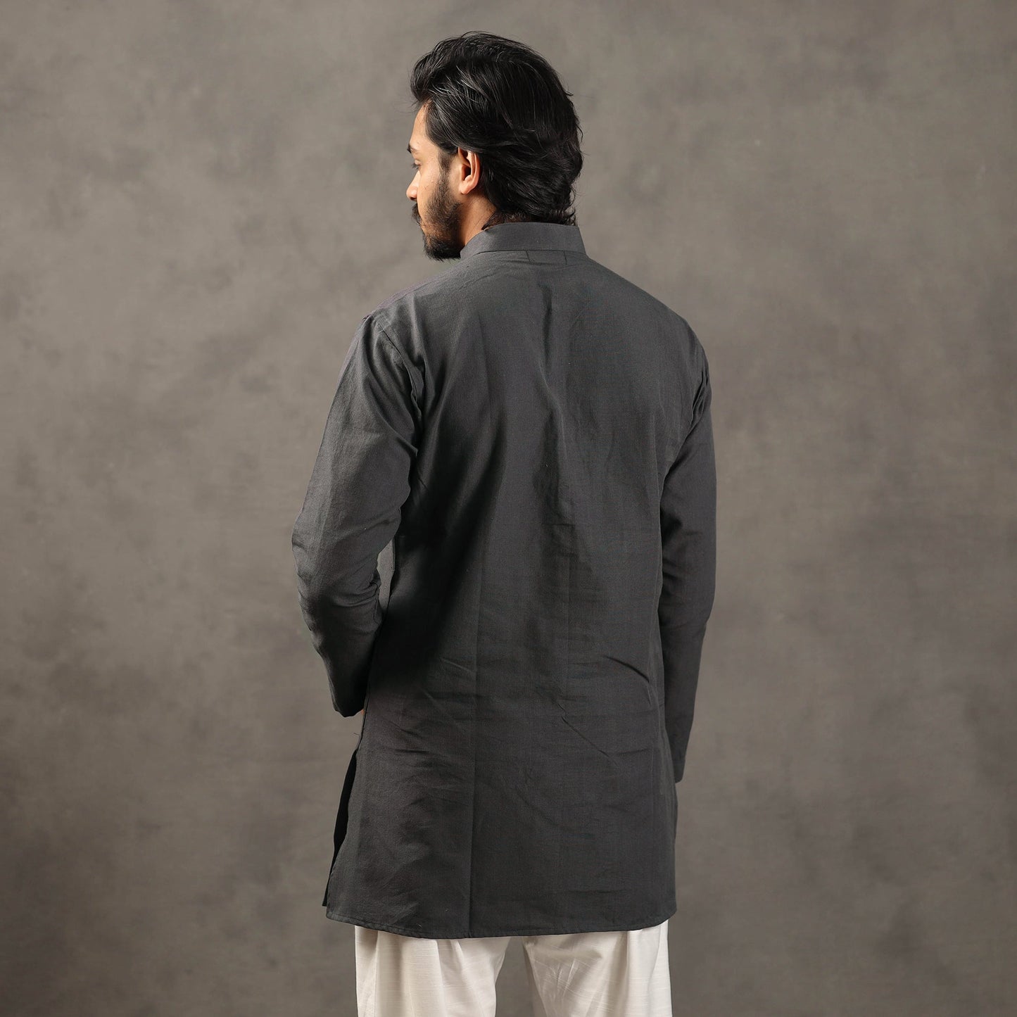 Handloom Cotton Men Short Kurta