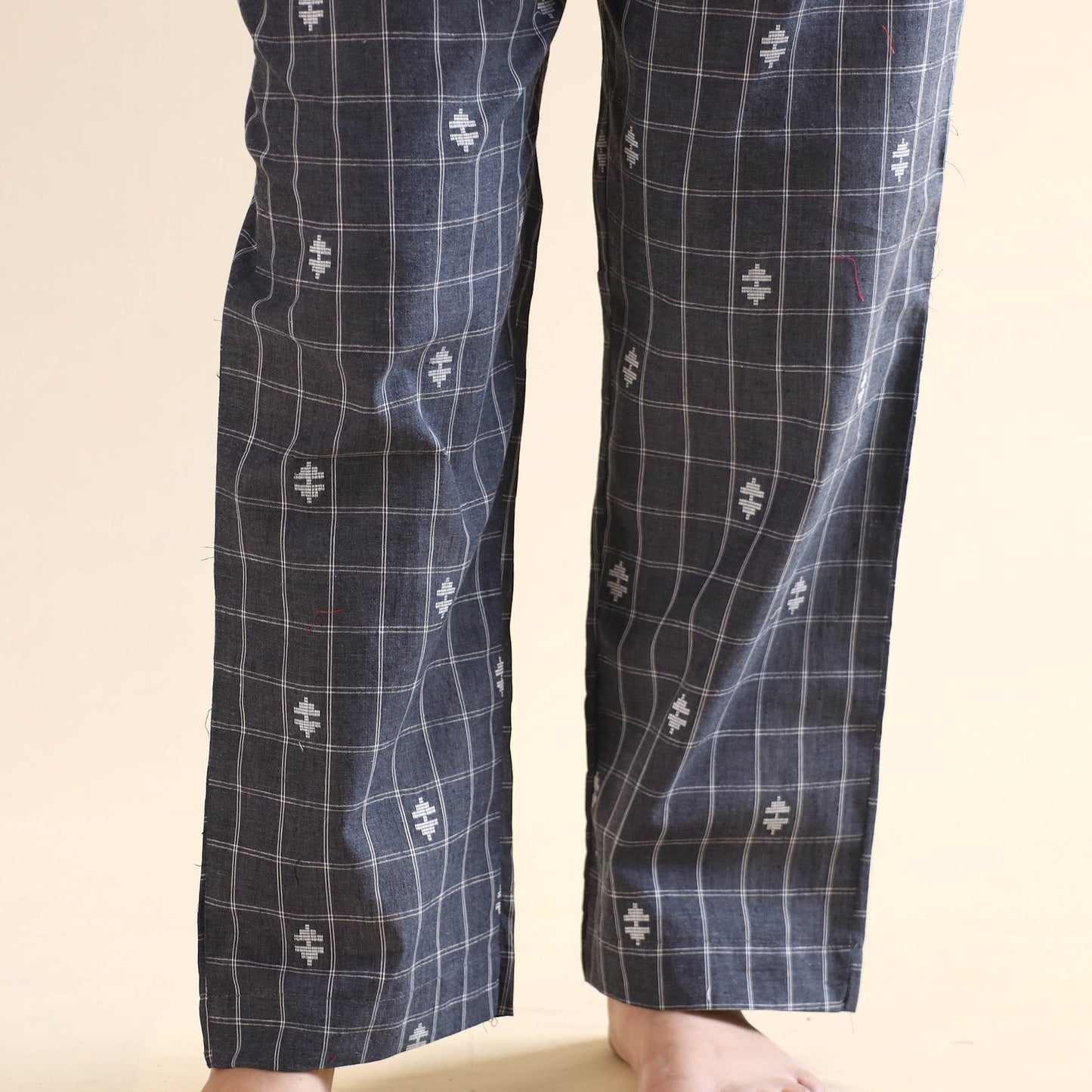 Buy Jacquard Cotton Kaftan & Pyjama Night Suit Set Online at iTokri.com
