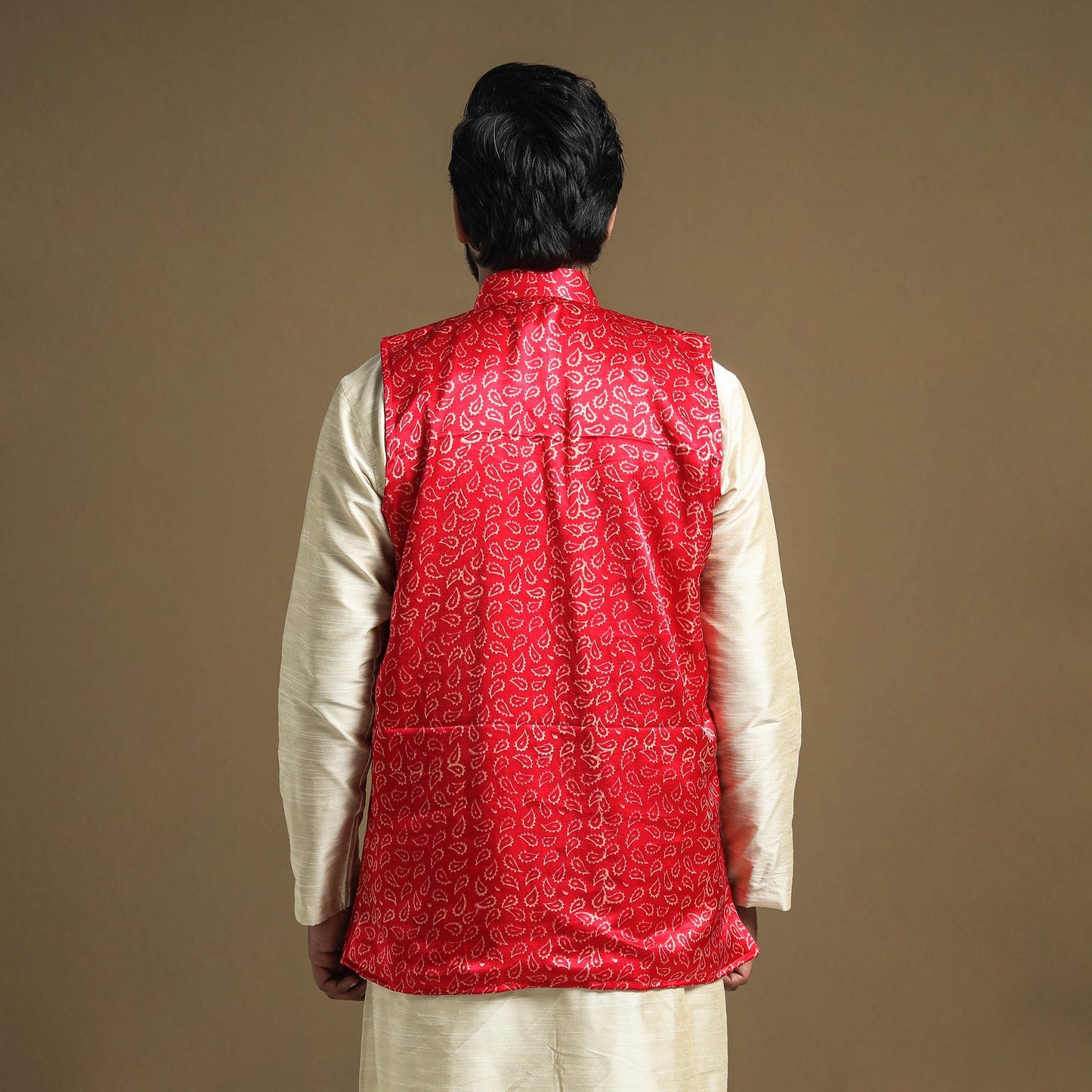 silk nehru jacket