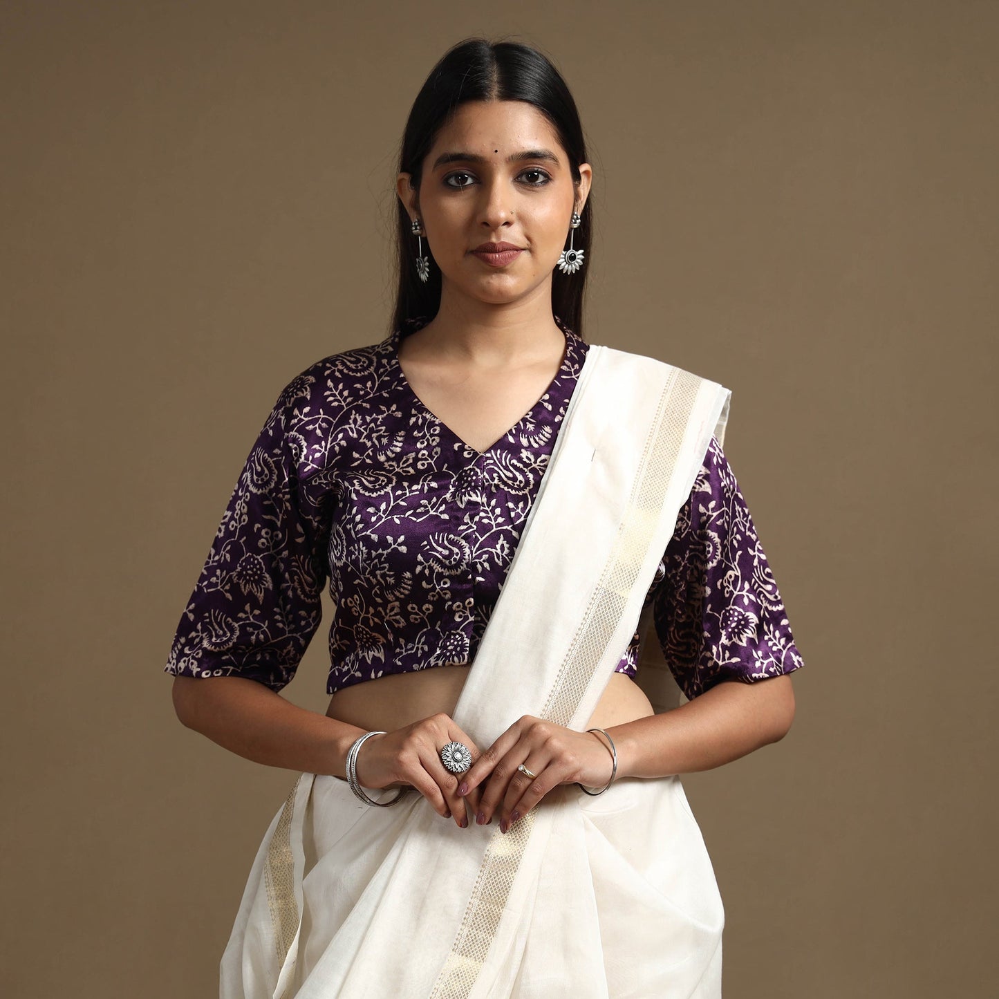 Block Print Stitched Blouse