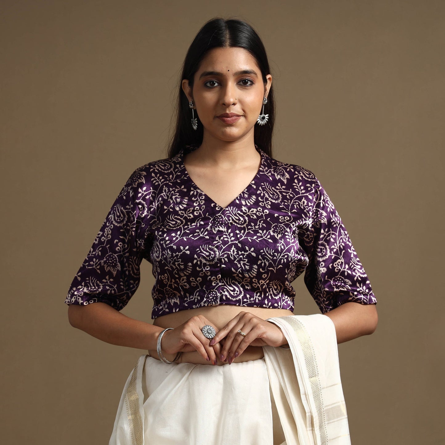 Block Print Stitched Blouse