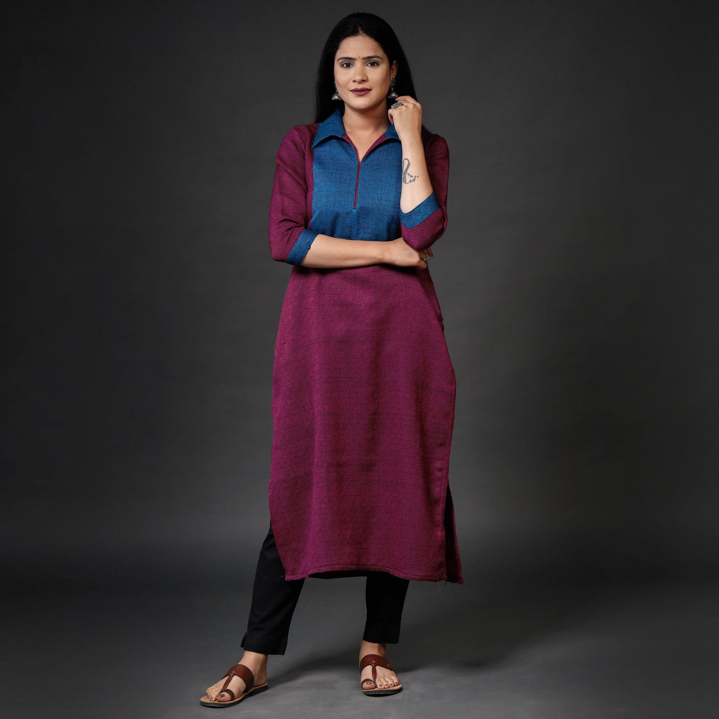 woolen kurta