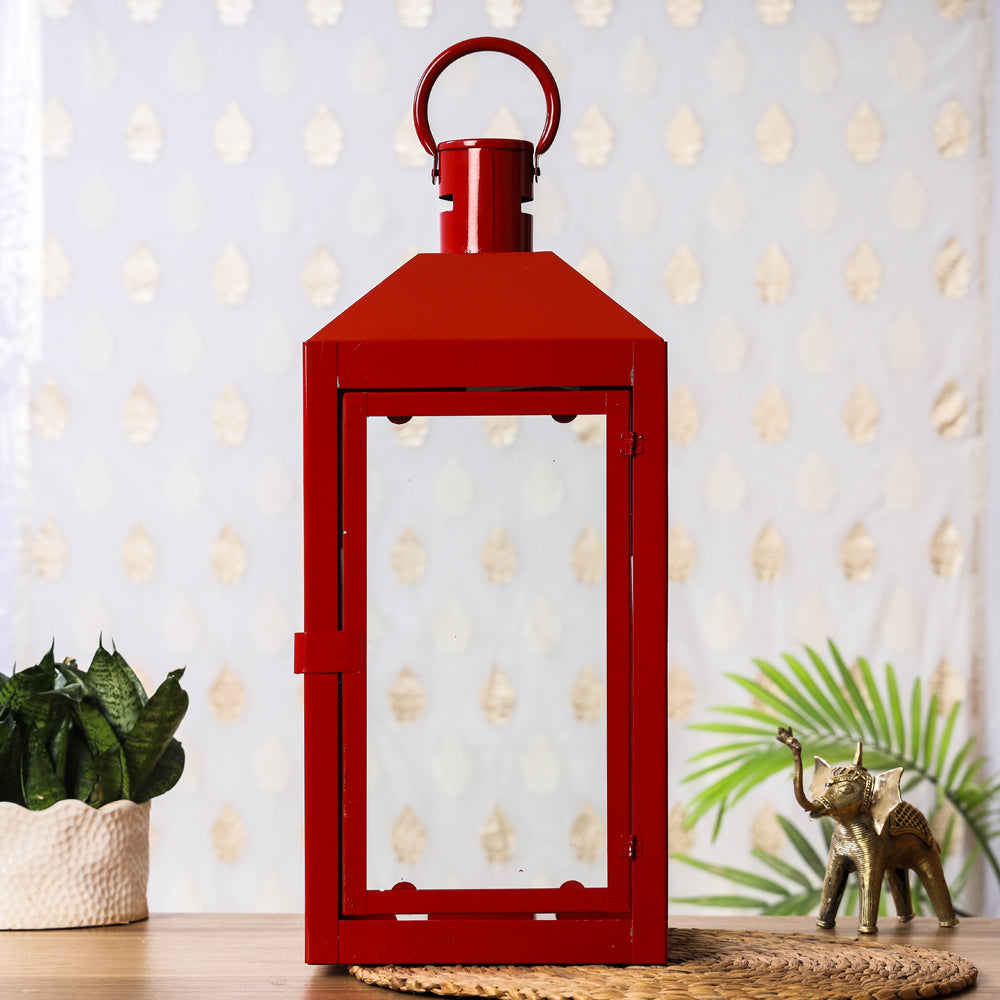 Decorative Handmade Hanging Iron Lantern (Big)