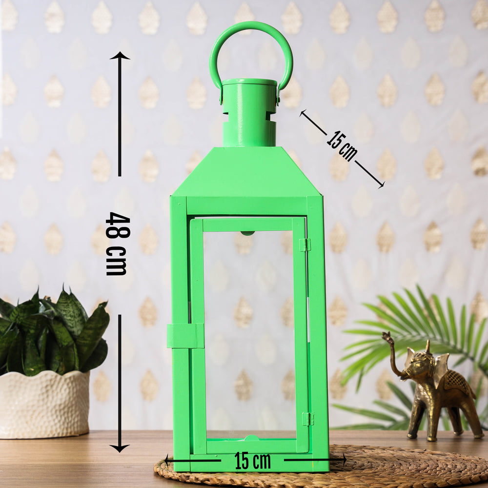 Decorative Handmade Hanging Iron Lantern (Medium)