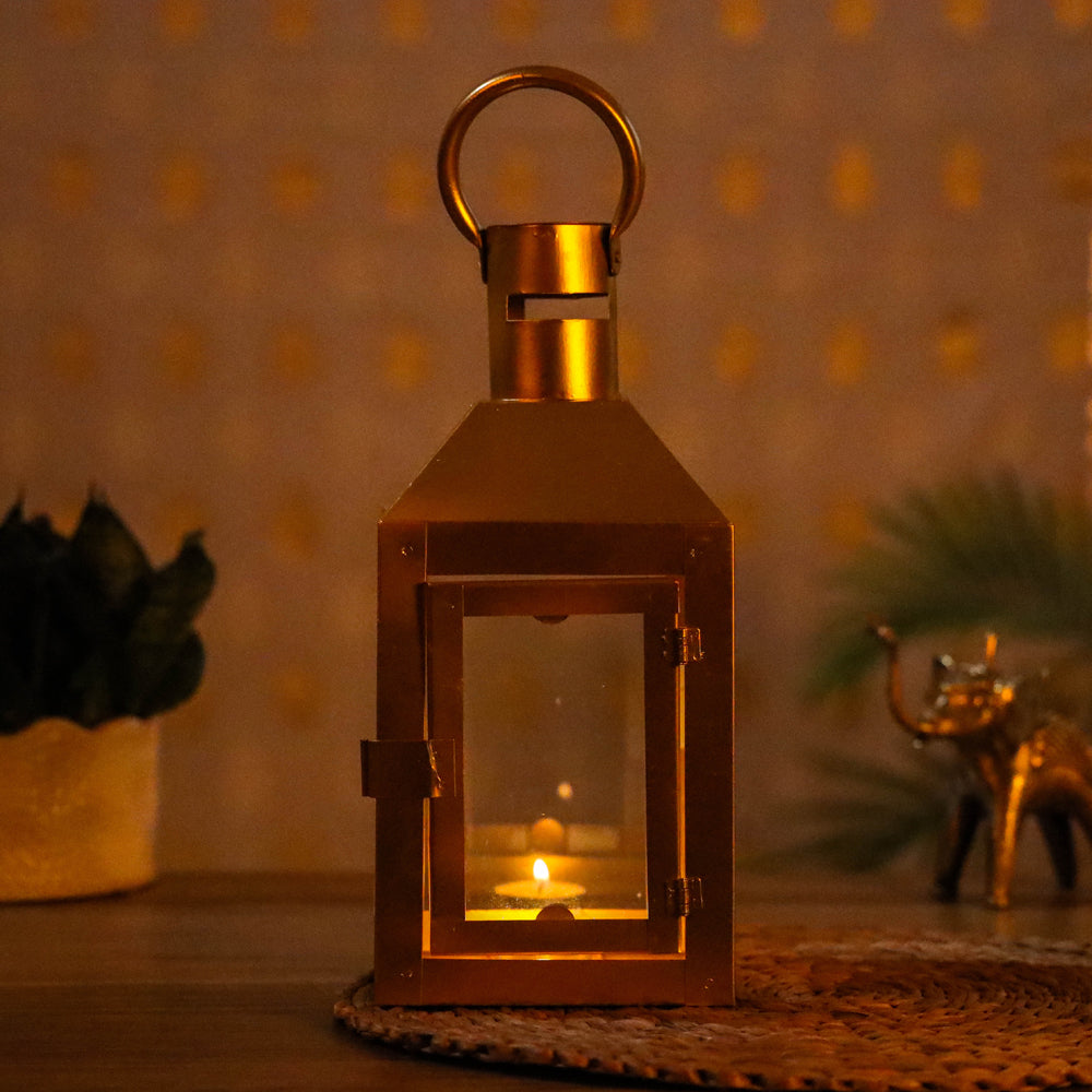 Decorative Handmade Hanging Iron Lantern (Small)