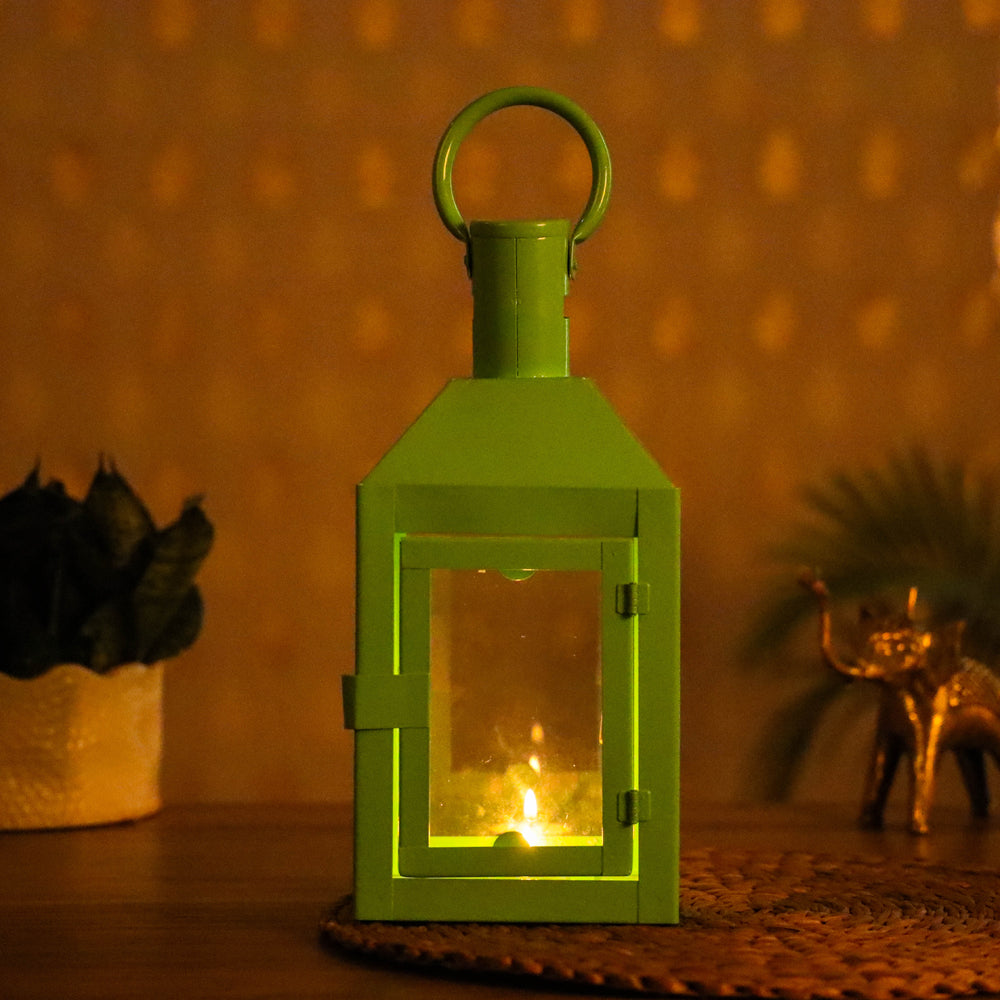 Decorative Handmade Hanging Iron Lantern (Small)
