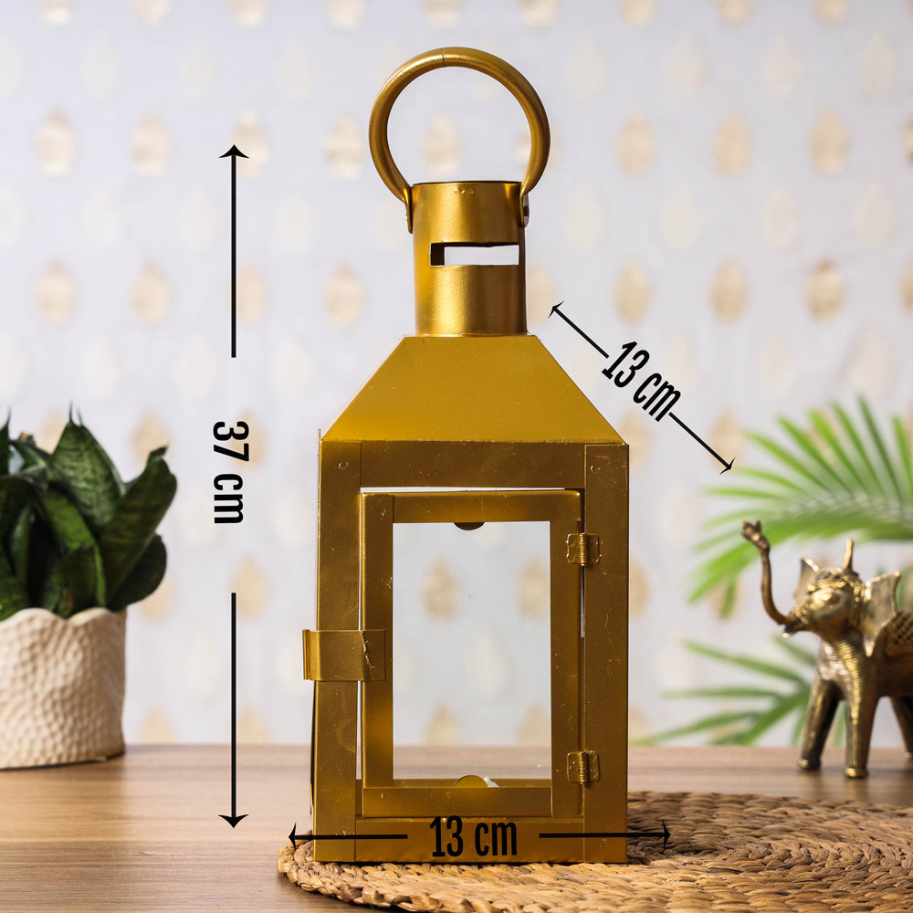 Decorative Handmade Hanging Iron Lantern (Small)