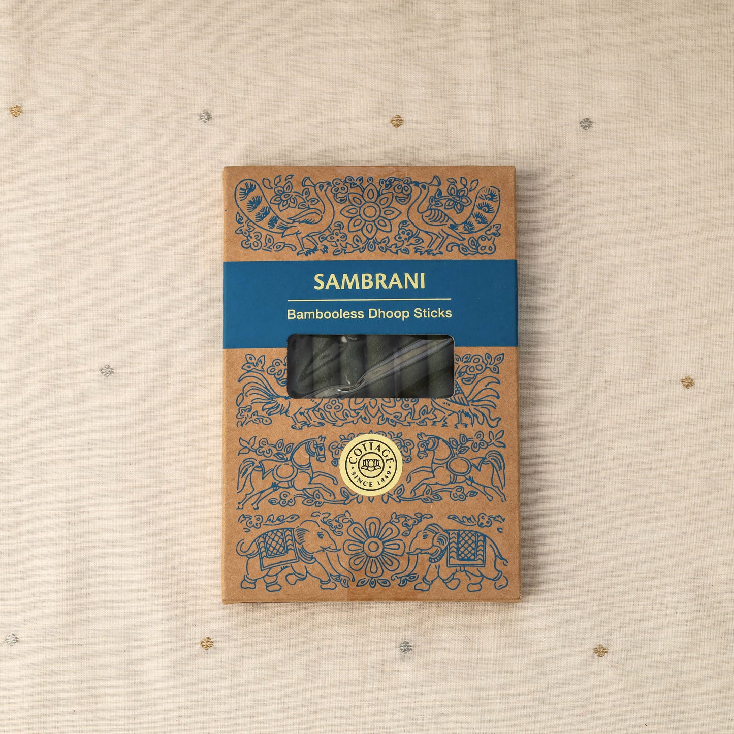 Diwali gift hamper - festive handpainted bambooless dhoop