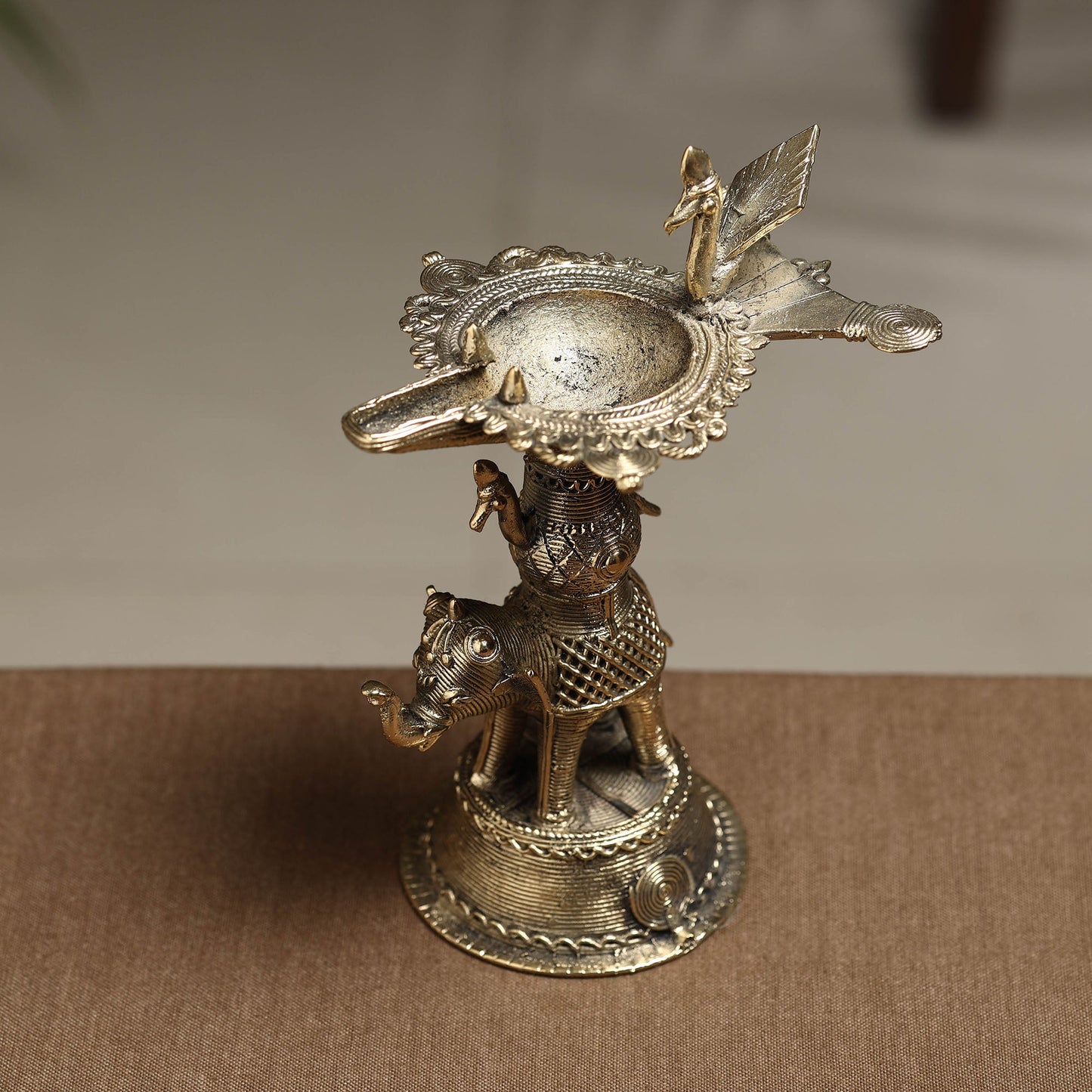 Diya - Tribal Odisha Dokra Handmade Decor Item Online at iTokri.com