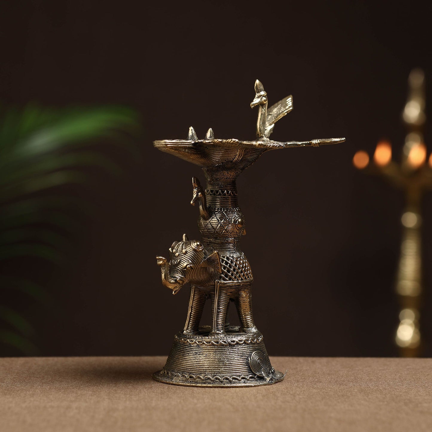 Diya - Tribal Odisha Dokra Handmade Decor Item Online at iTokri.com