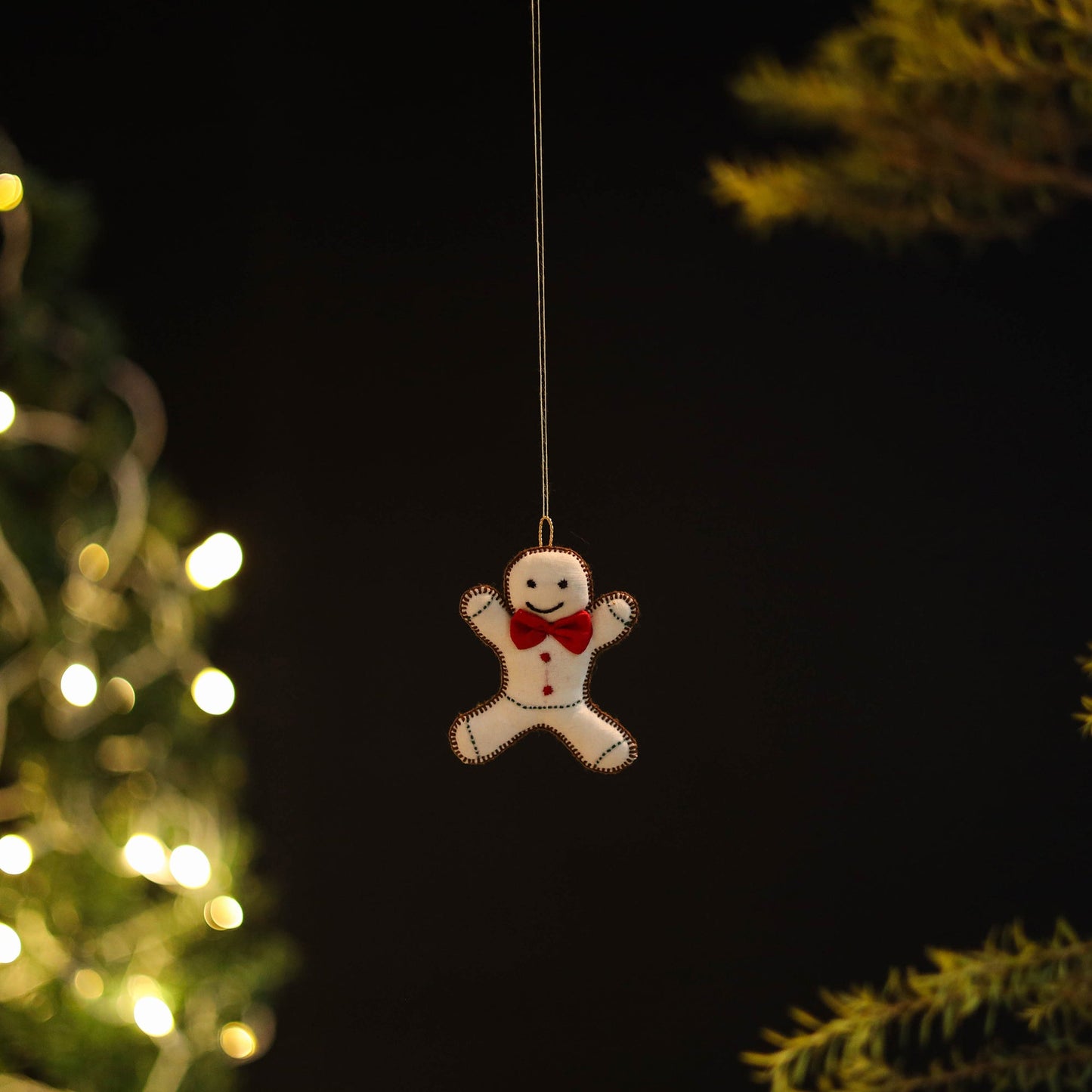 Shop Doll - Handmade Threadwork Stuffed Christmas Ornament